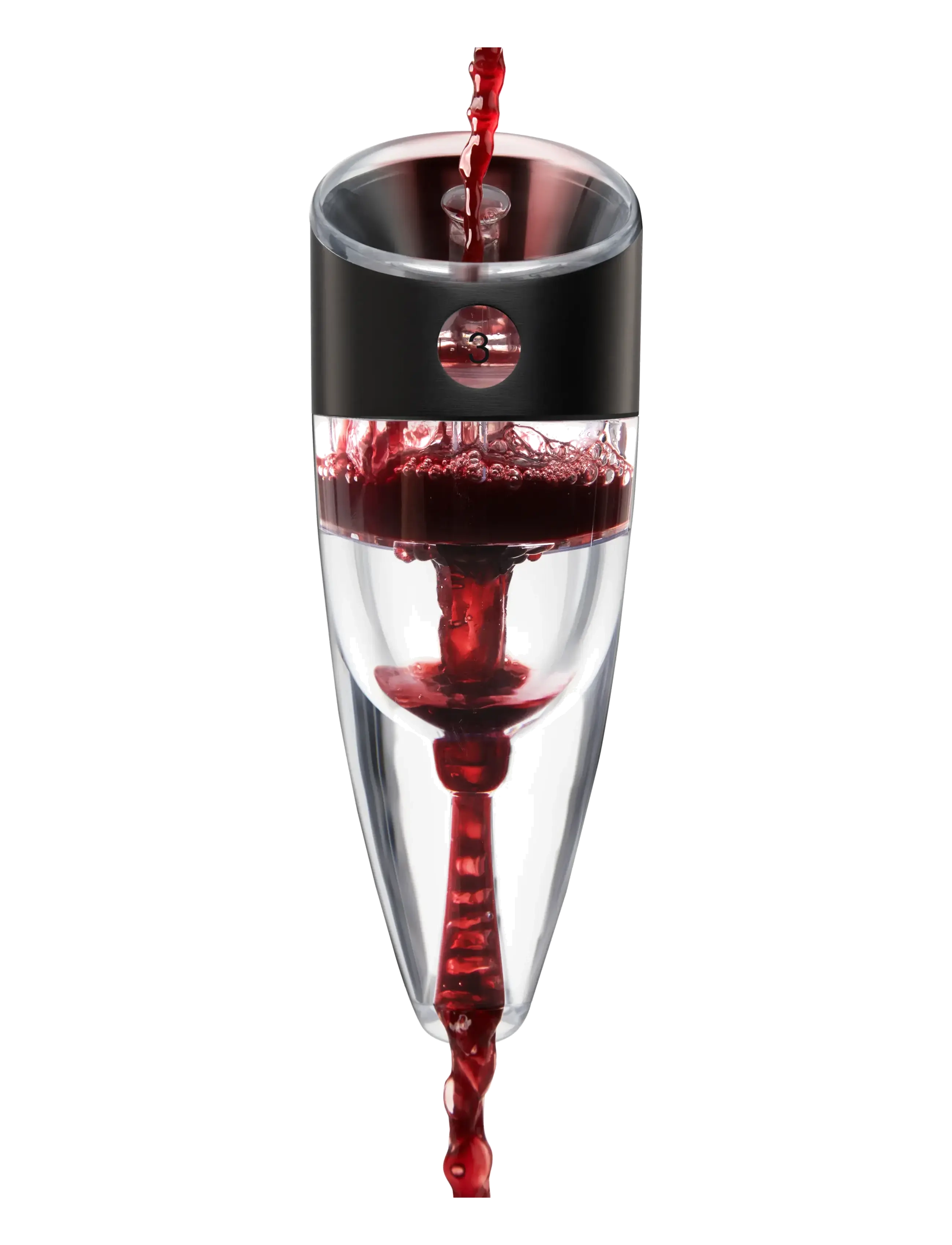 Innovine - Adjustable Wine Aerator in Graphite by Innovine™ - flasköppnare & vinförslutare - grey - 2