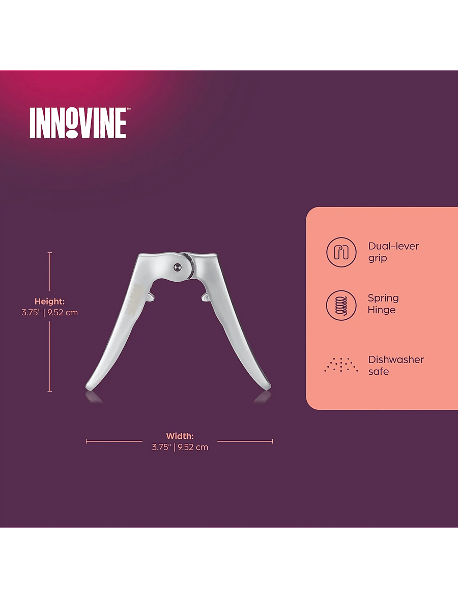 Innovine - Champagne Cork Puller by Innovine™ - silver - 2