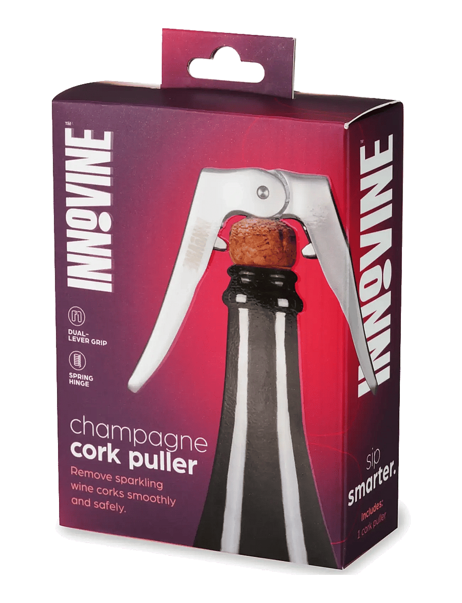 Innovine - Champagne Cork Puller by Innovine™ - silver - 4