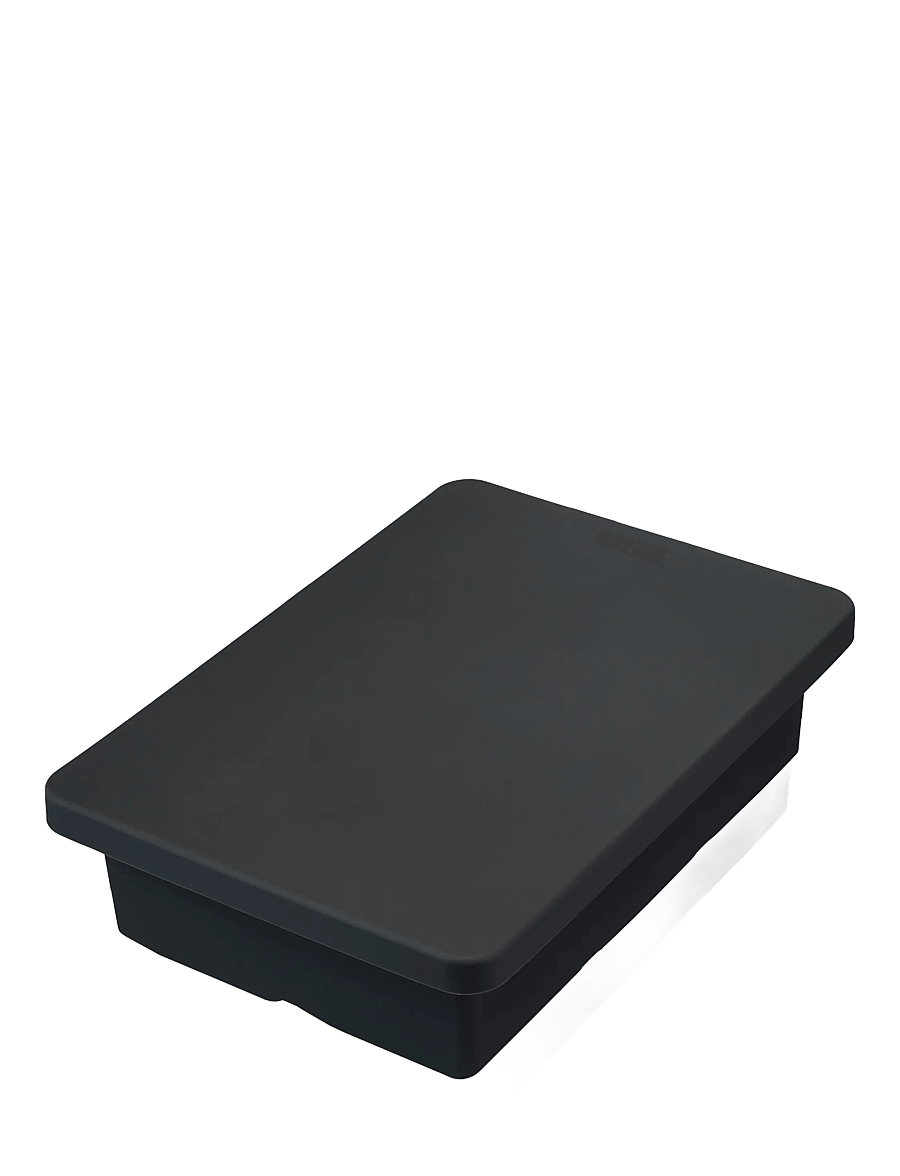 Innovine - Ice Cube Tray with Lid by Innovine™ - black - 0