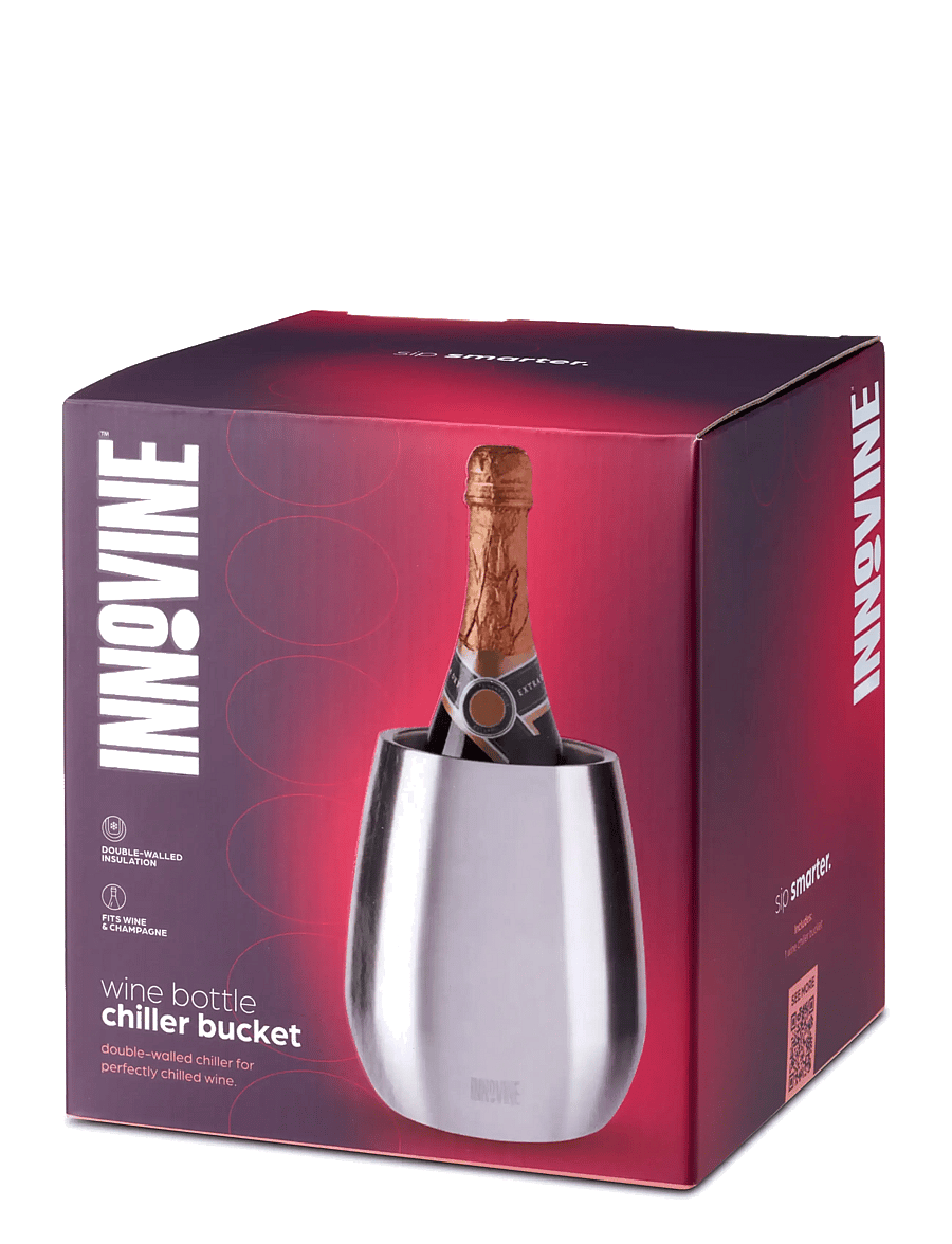 Innovine - Classic Wine Bottle Chiller Bucket by Innovine™ - silver - 4