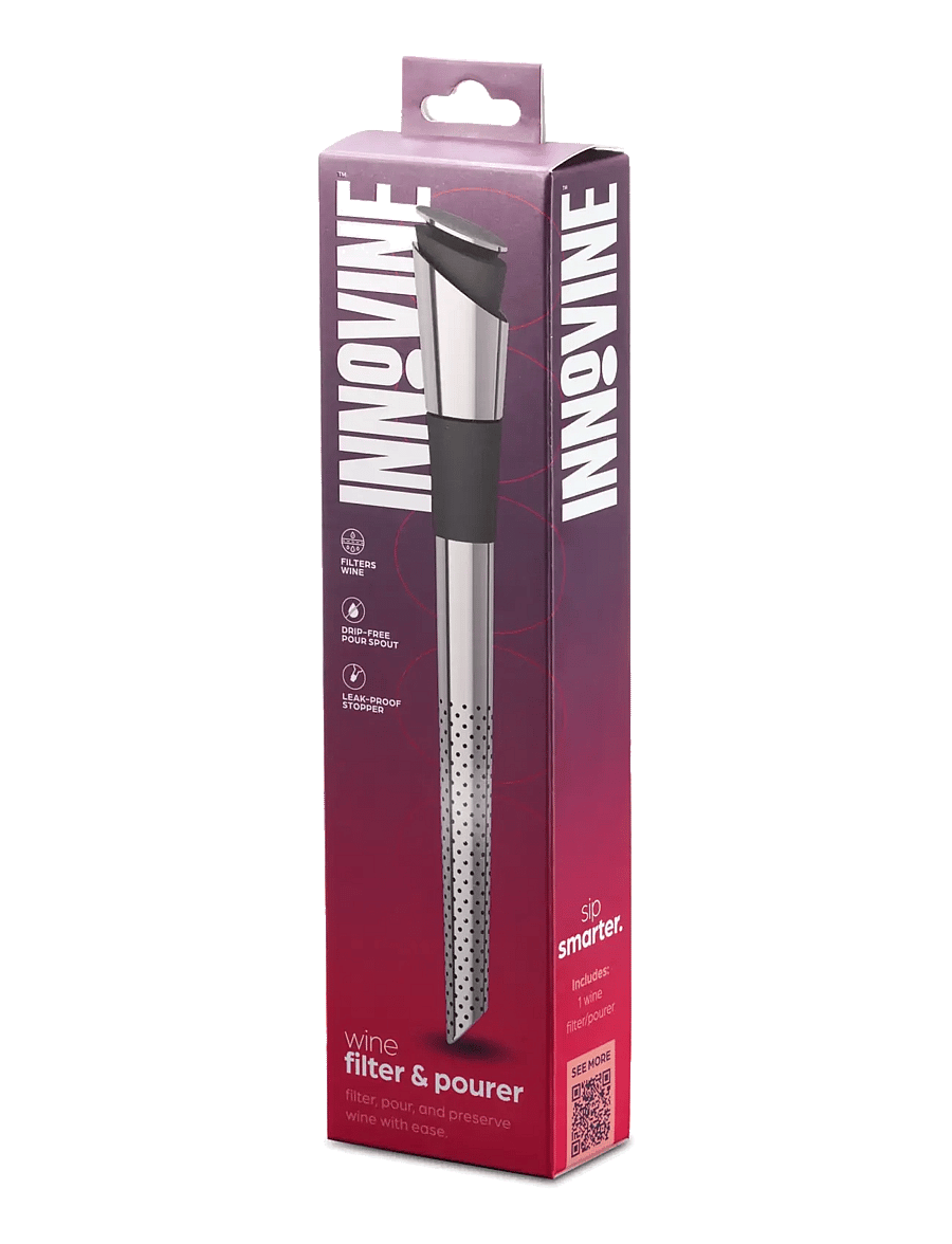 Innovine - Wine Pourer and Filter by Innovine™ - silver - 4