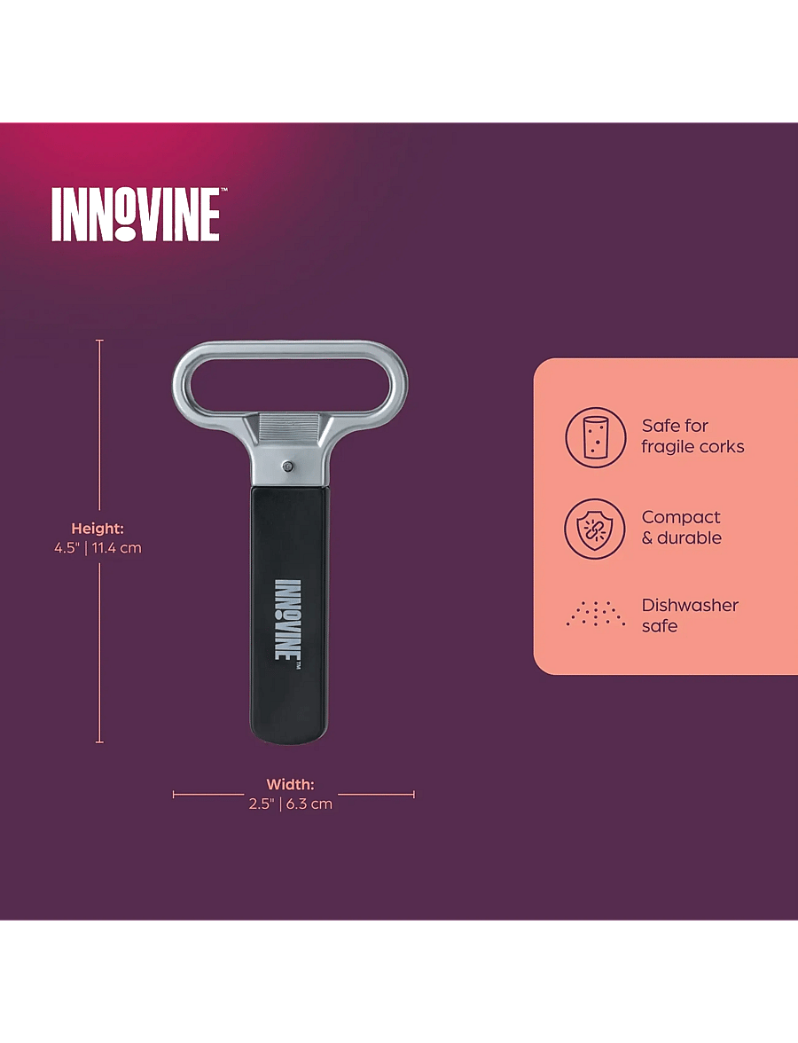 Innovine - 2 Prong Corkscrew by Innovine™ - black - 3