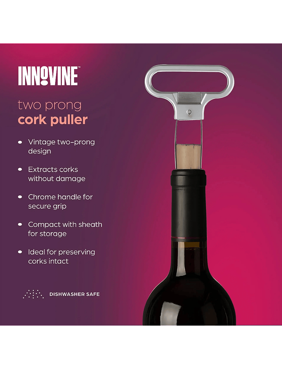 Innovine - 2 Prong Corkscrew by Innovine™ - black - 5