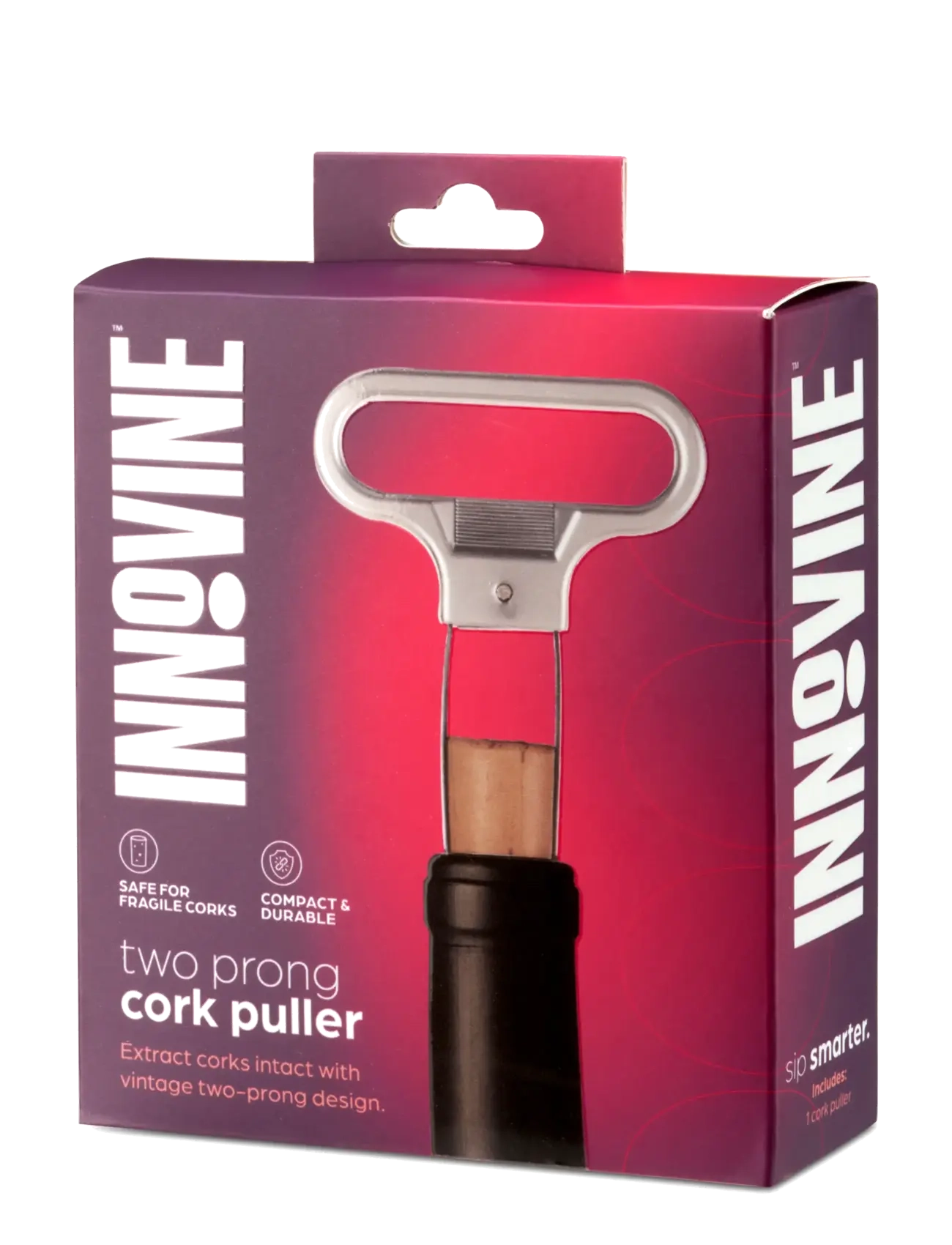 Innovine - 2 Prong Corkscrew by Innovine™ - laveste priser - black - 5
