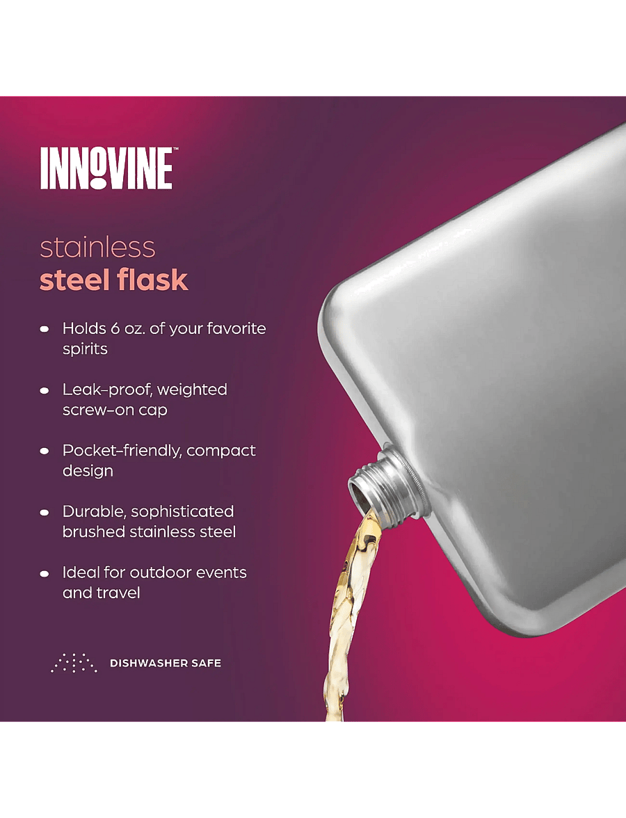 Innovine - Classic Flask by Innovine™ - silver - 1