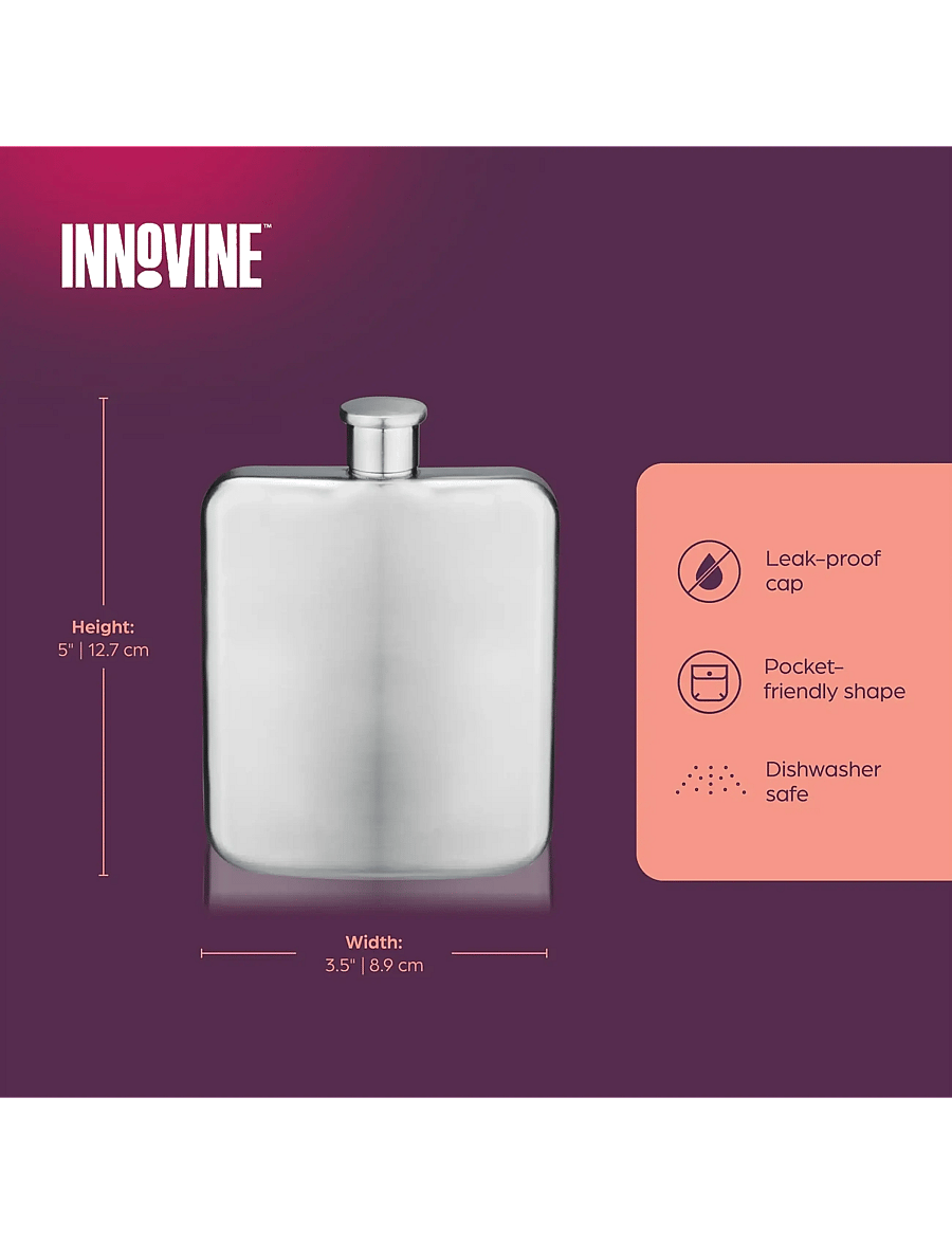 Innovine - Classic Flask by Innovine™ - silver - 2