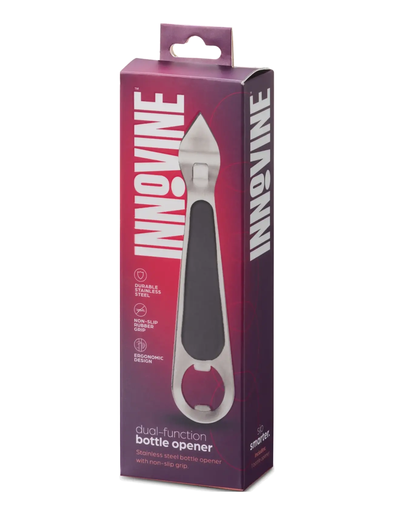Innovine - Bottle Opener by Innovine™ - flasköppnare & vinförslutare - silver - 4