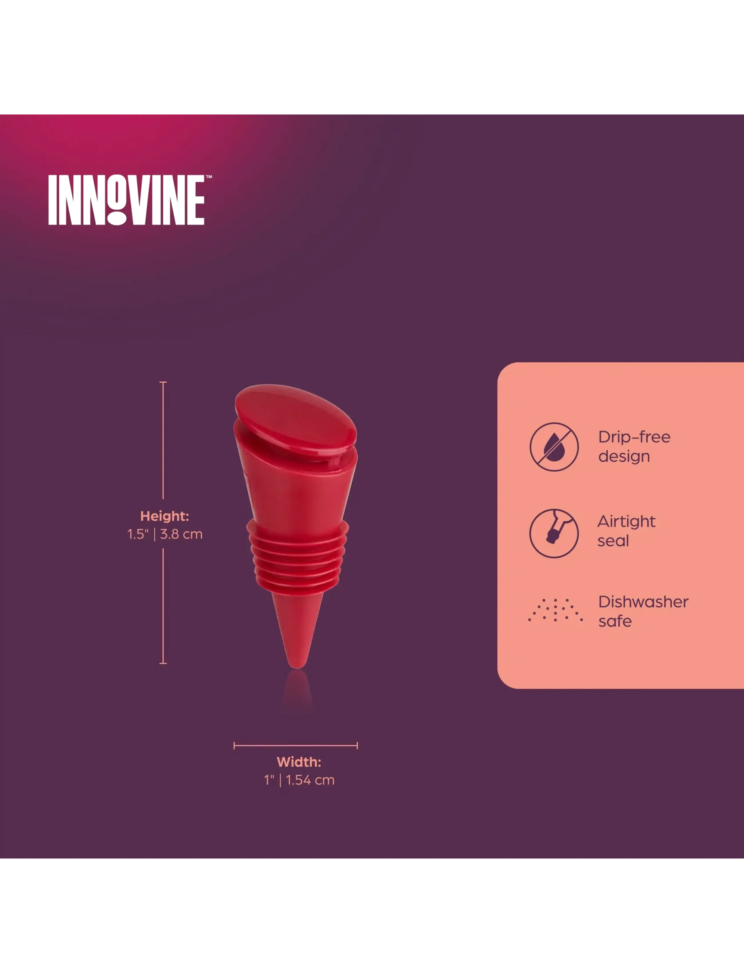 Innovine - Bottle Stoppers by Innovine™ - flasköppnare & vinförslutare - multi - 1