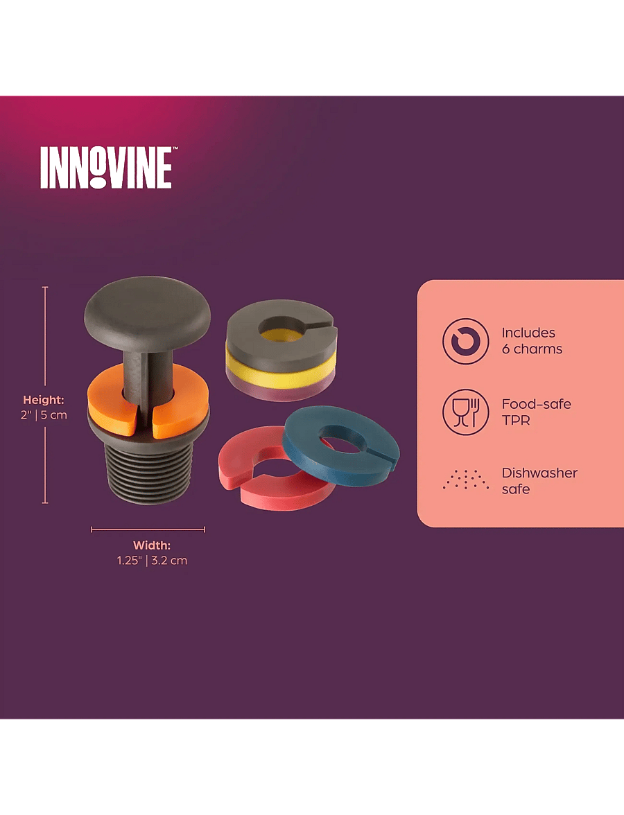 Innovine - Wine Stopper and Charms by Innovine - multi - 3