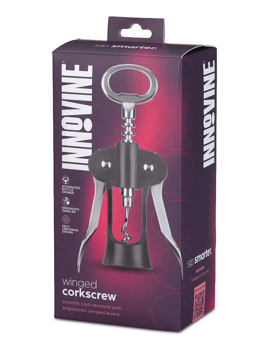 Innovine - Classic Winged Corkscrew by Innovine™ (Casa ONLY) - black - 5