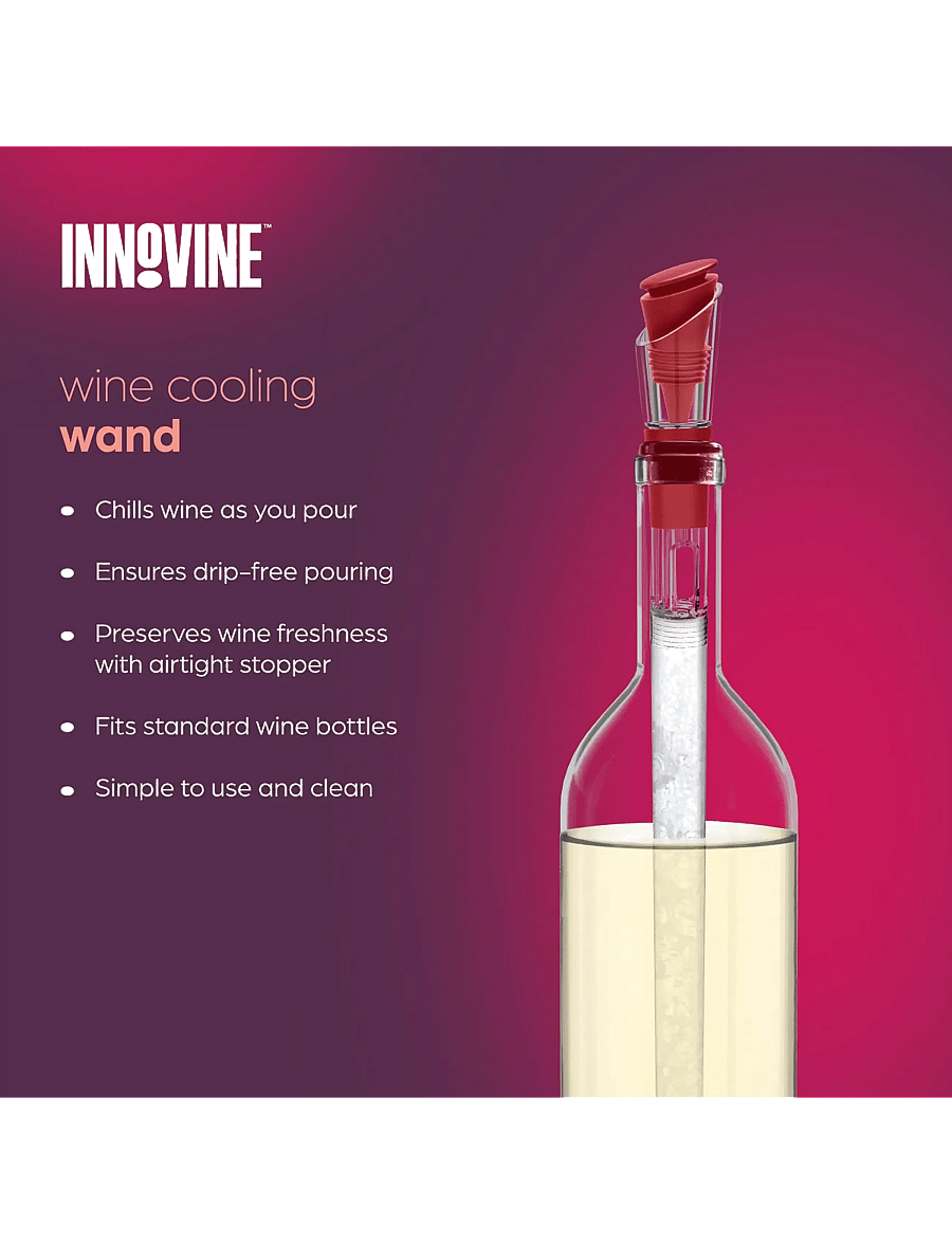 Innovine - Wine Cooling Wand in Raspberry by Innovine™ - red - 2