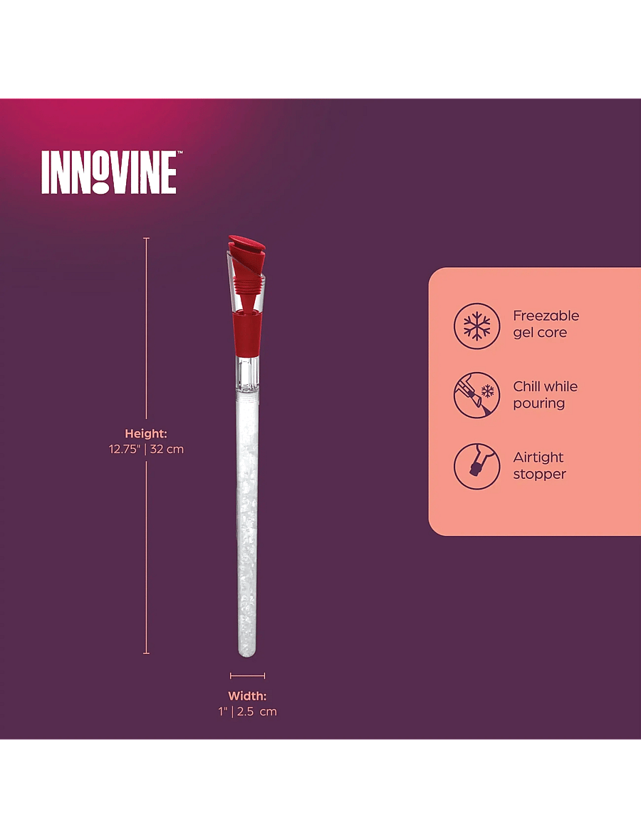 Innovine - Wine Cooling Wand in Raspberry by Innovine™ - red - 3