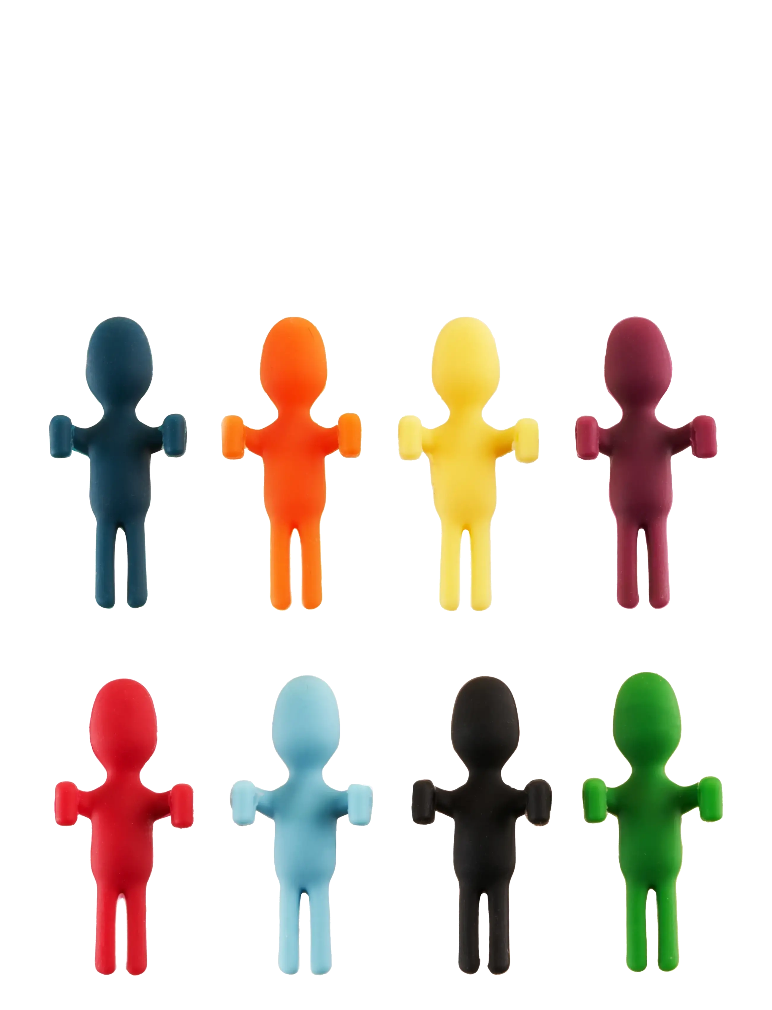 Innovine Silicone Wine Charms (set of 8) by Innovine™ - Innovine - MULTI / multi