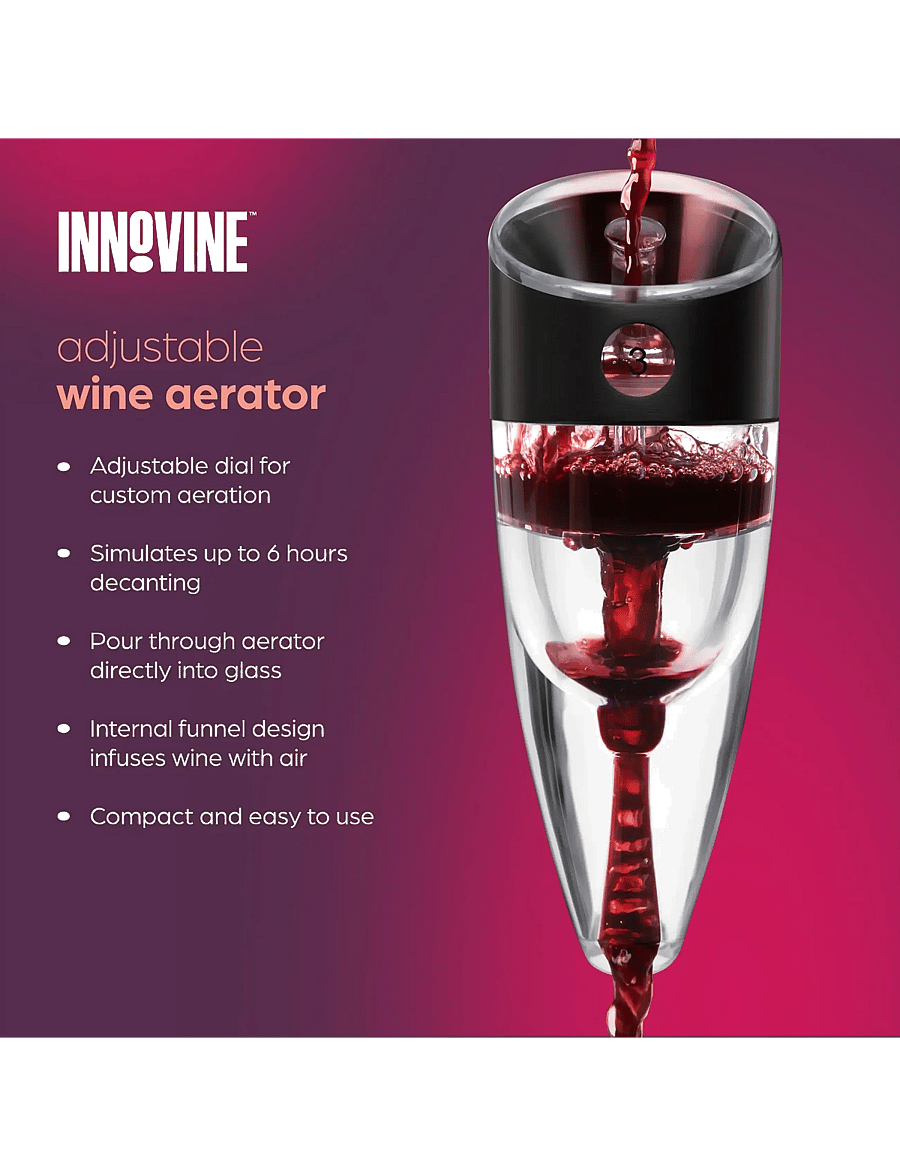 Innovine - Red Wine Pro 4-Piece Gift Set by Innovine - black - 3