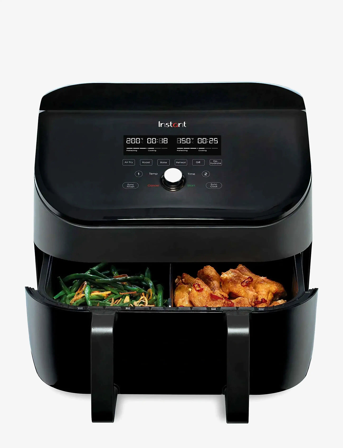 Instant - Instant Vortex VersaZone Black 8.5 L 1700W - frytkownica beztłuszczowa - black - 1