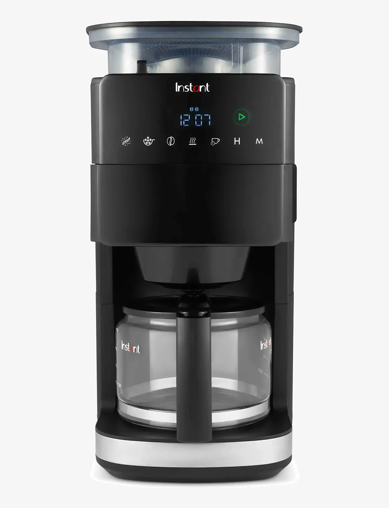 Instant - INSTANT KAFFEBRYGGARE FÖR BÖNOR OCH MALT KAFFE. MAL OCH BRYGG 10 KOPPAR - kaffeemaschinen - black - 0