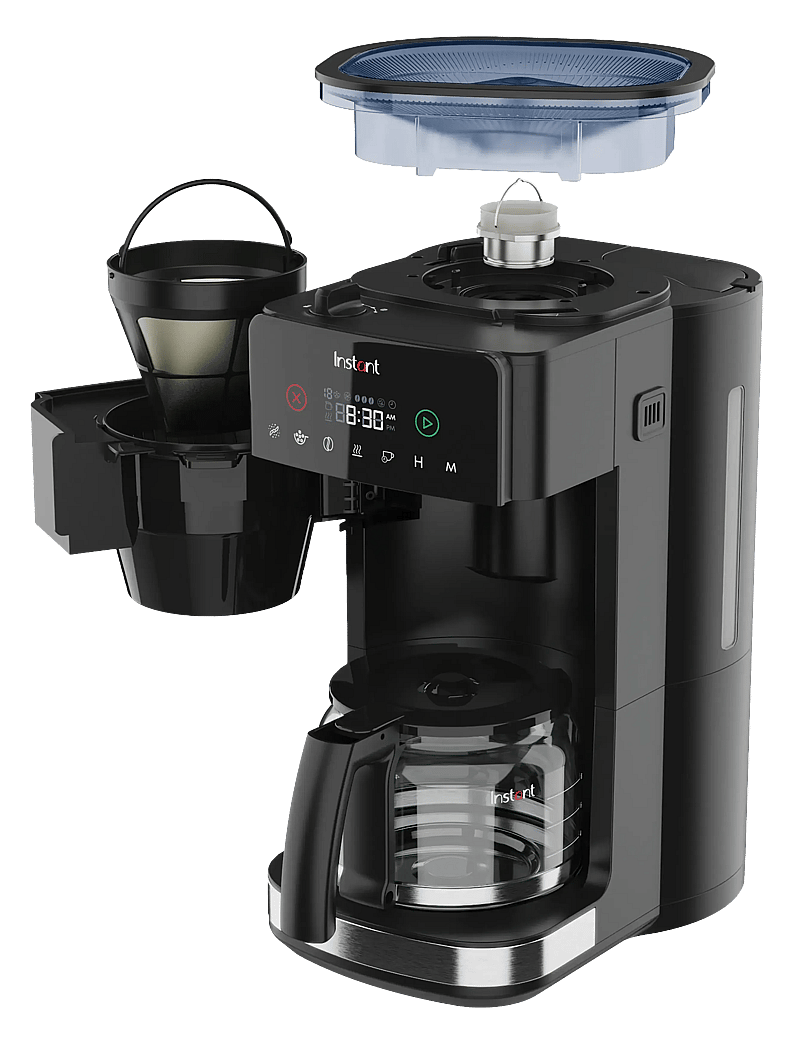 Instant - INSTANT KAFFEBRYGGARE FÖR BÖNOR OCH MALT KAFFE. MAL OCH BRYGG 10 KOPPAR - kaffeemaschinen - black - 3