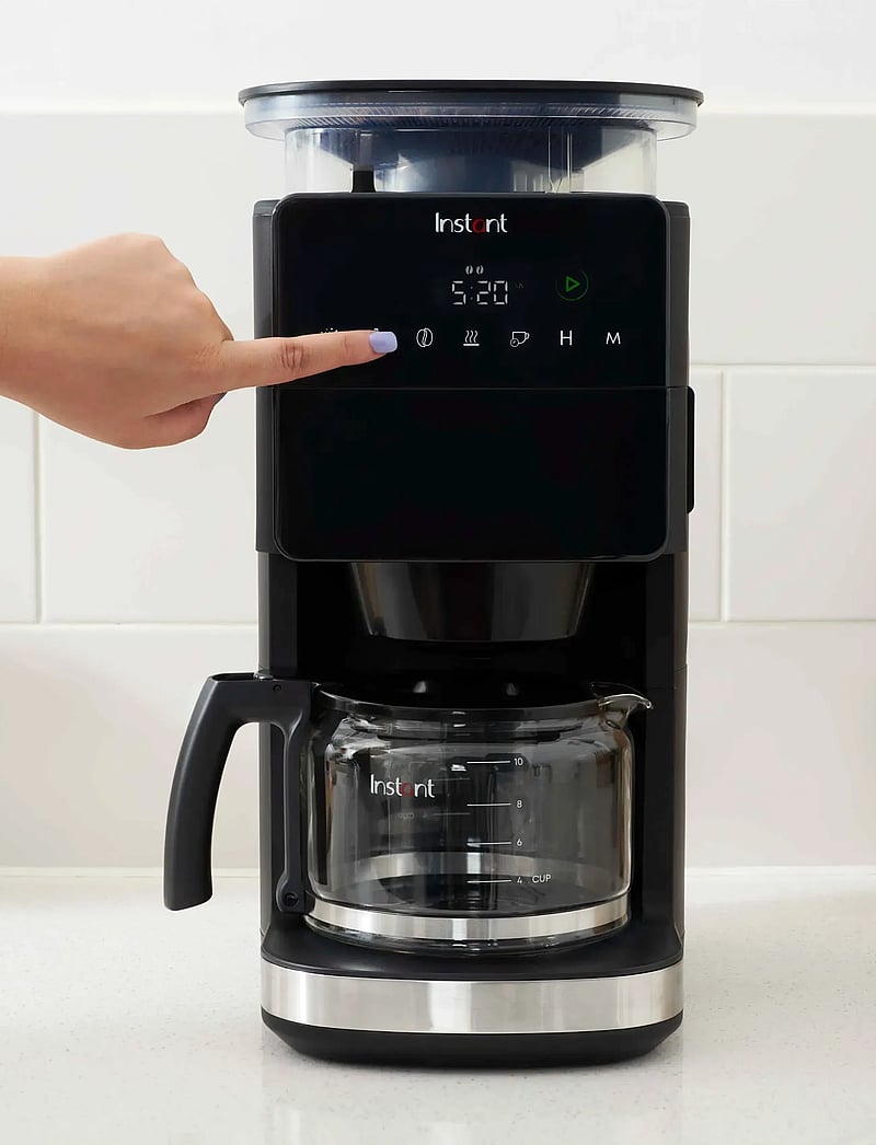 Instant - INSTANT KAFFEBRYGGARE FÖR BÖNOR OCH MALT KAFFE. MAL OCH BRYGG 10 KOPPAR - kaffeemaschinen - black - 5