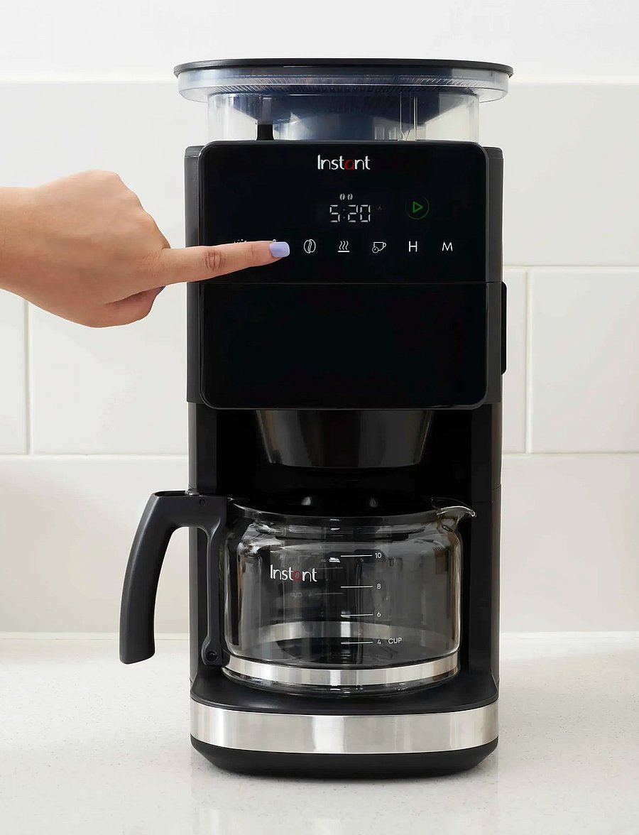 Instant - INSTANT KAFFEBRYGGARE FÖR BÖNOR OCH MALT KAFFE. MAL OCH BRYGG 10 KOPPAR - kaffeemaschinen - black - 5