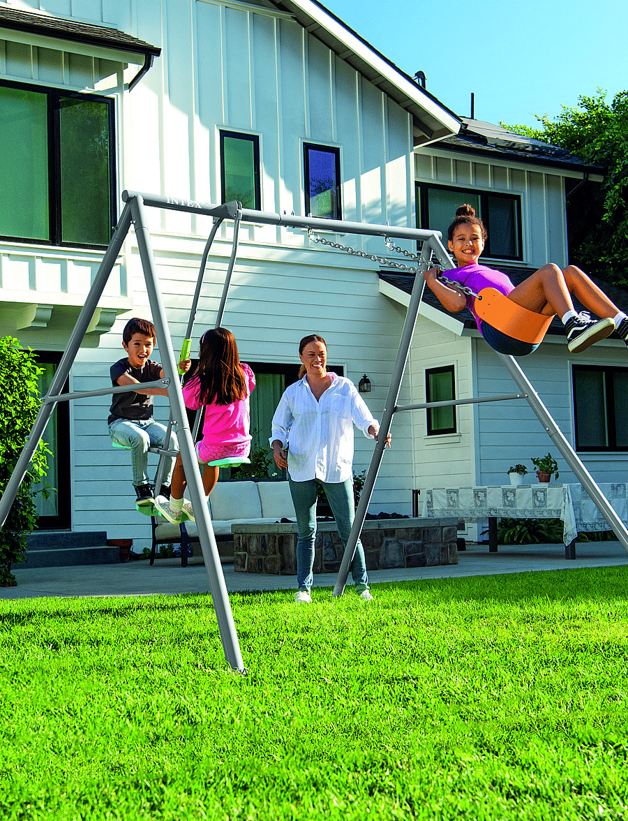 INTEX - INTEX Swing And Glide Two Feature Set 2,36 m x 2,35 m x 2,00 - rólur - multicolor - 0