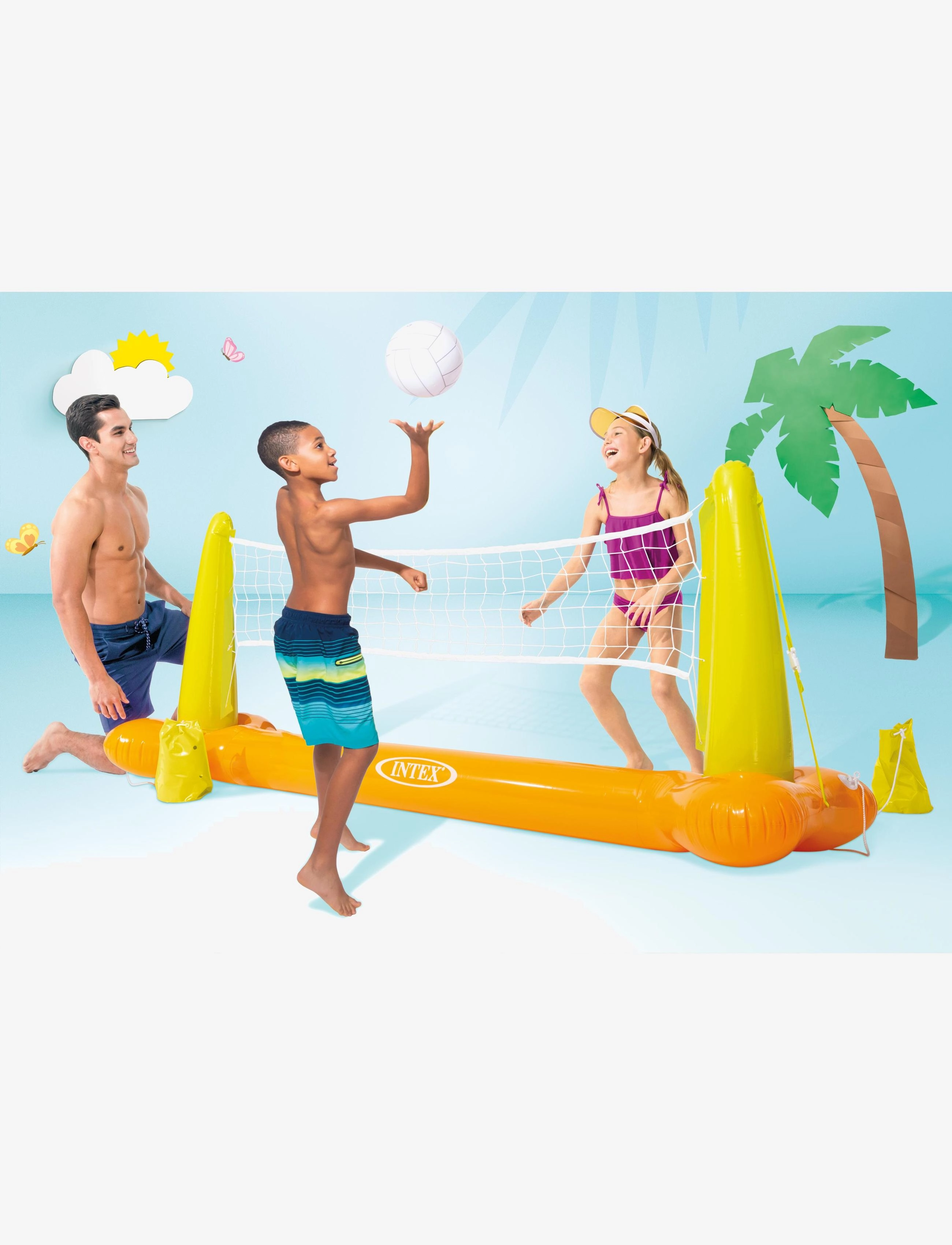 INTEX - INTEX Pool Volleyball Game - gode sommertilbud - multi coloured - 2