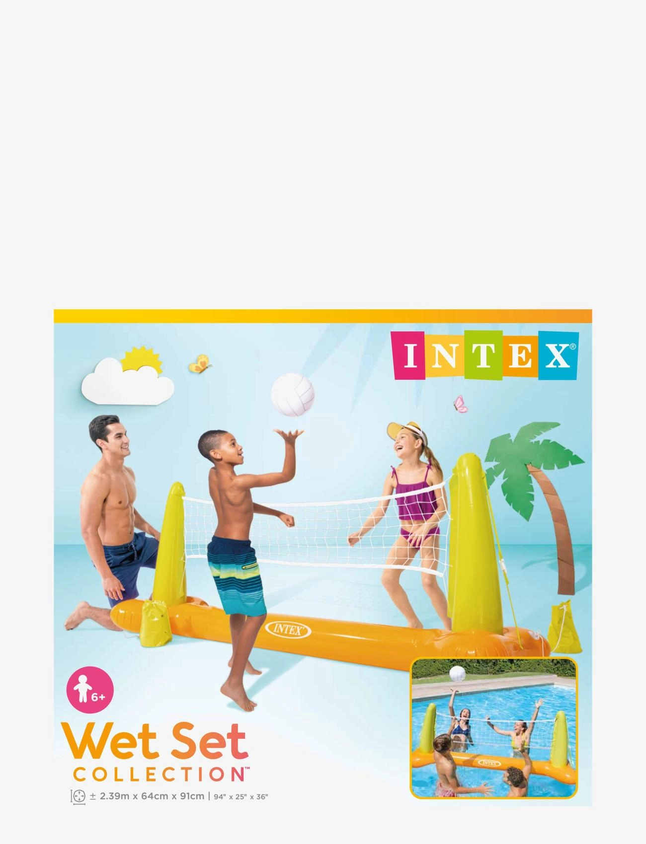 INTEX - INTEX Pool Volleyball Game - gode sommertilbud - multi coloured - 3