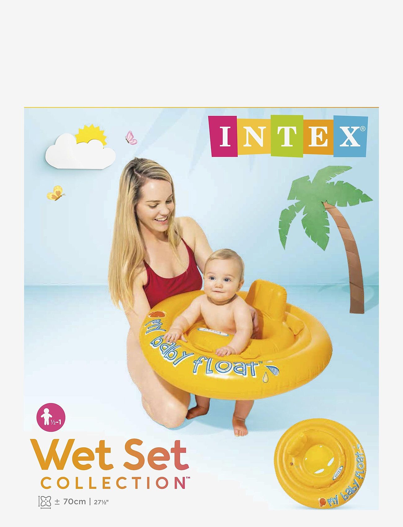 INTEX - INTEX My Baby Float - baderinge og bademadrasser - multi coloured - 2