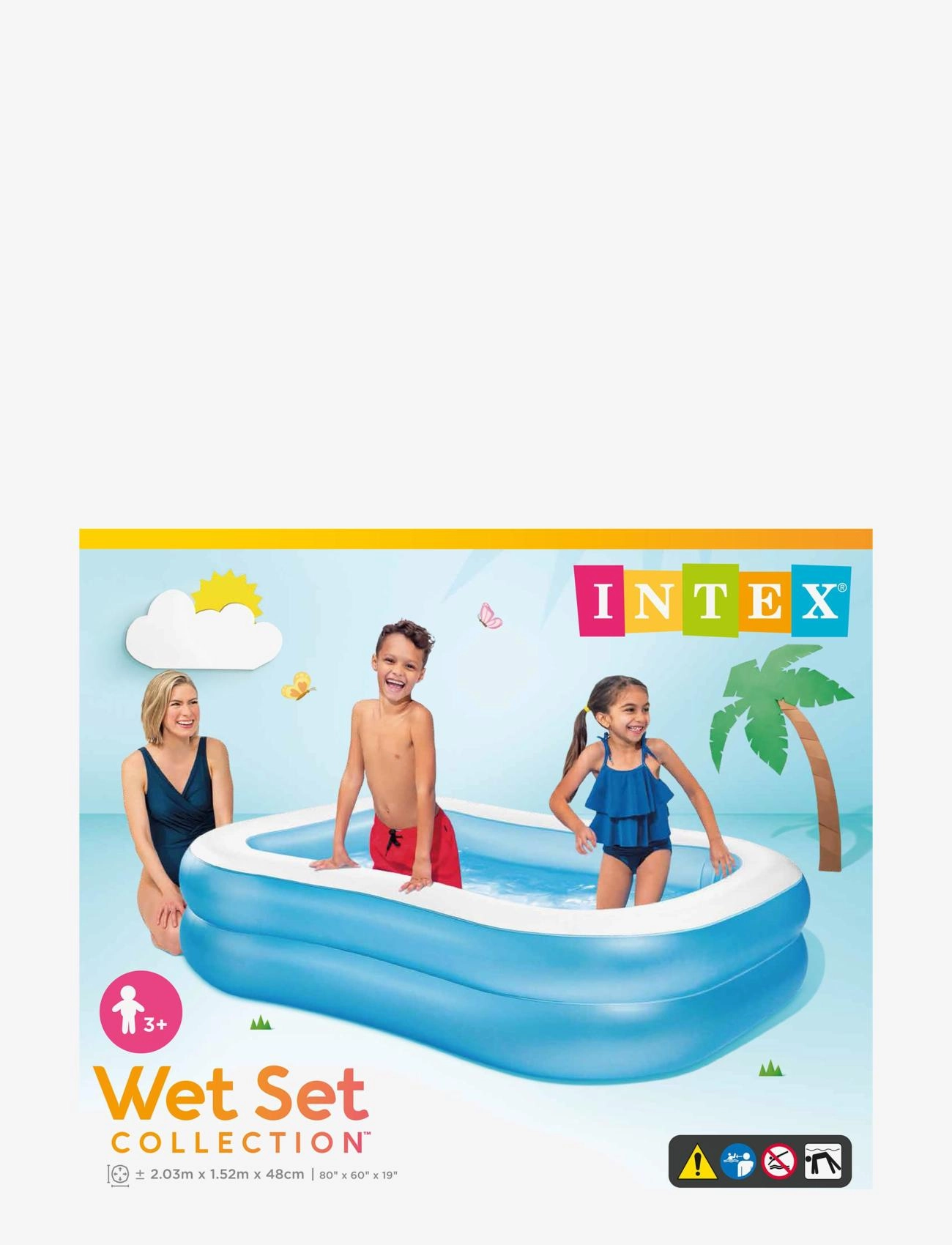 INTEX - INTEX Swim Center Family Pool - barnpooler - multi coloured - 3