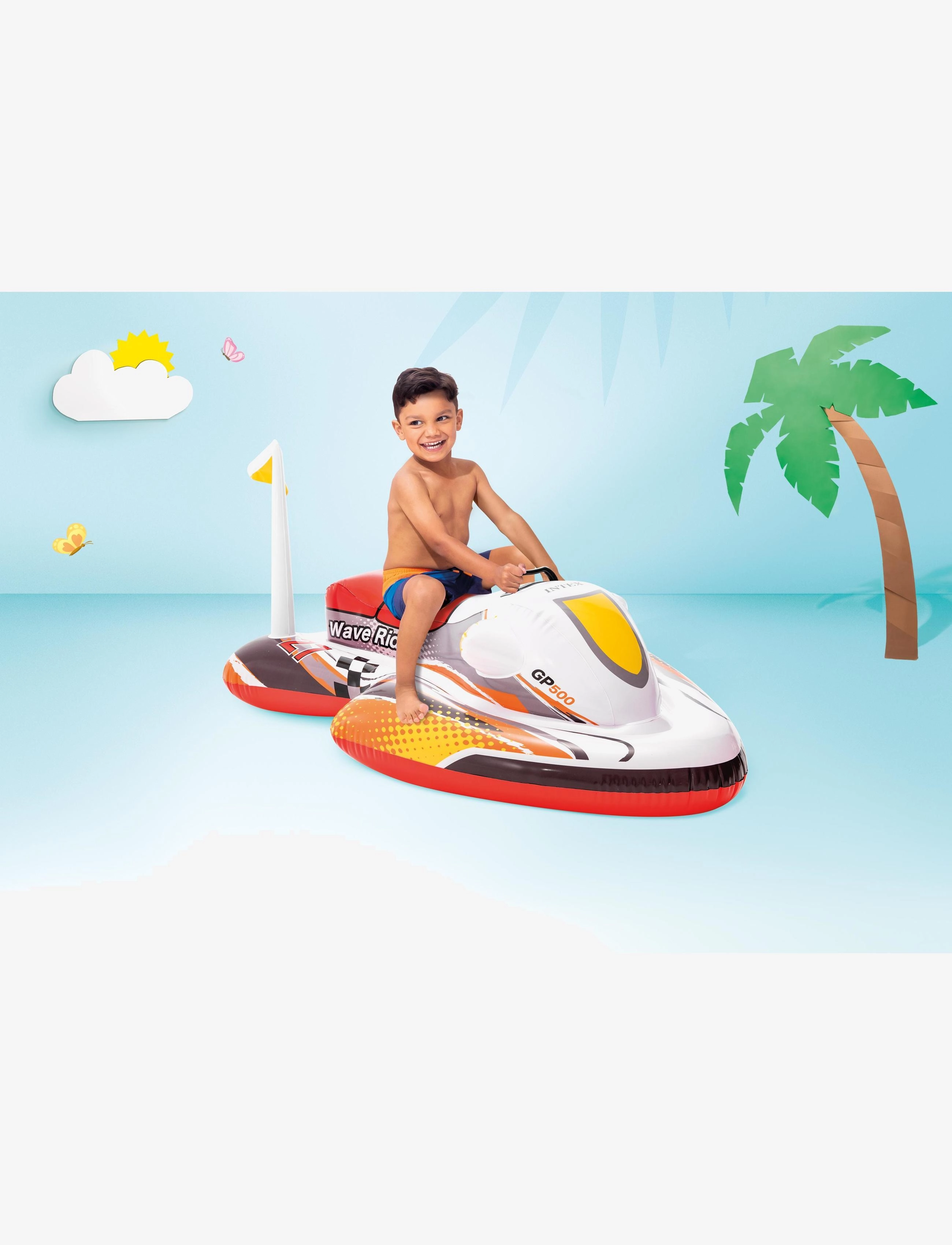INTEX - INTEX Wave Rider Ride-On - badringar & badmadrasser - multi coloured - 4