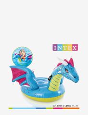 INTEX - INTEX Ride-On Dragon - baderinge og bademadrasser - blue - 3
