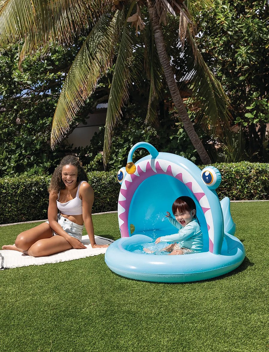 INTEX - Angler Fish Baby Pool 127x102cm Age 1-3 - lasten uima-altaat - blue - 5