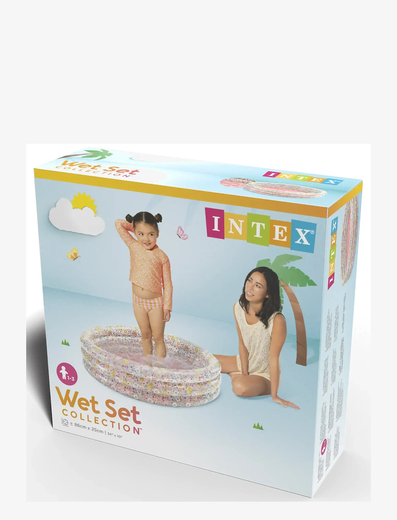 INTEX - Sweet Blossom Baby Pool, 86x25 cm - children's pools - pink - 2