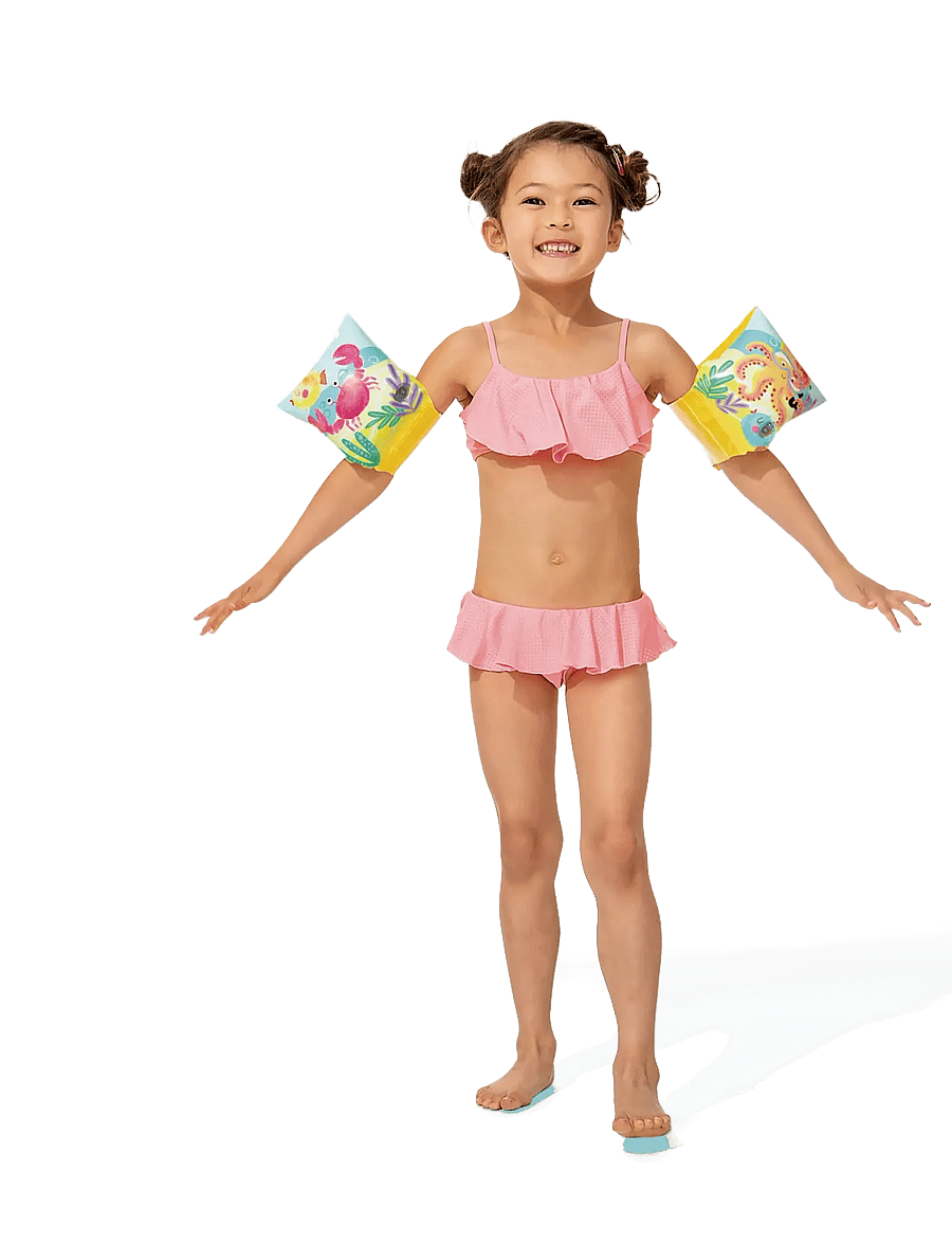 INTEX - Tropical Buddies Arm Bands, Age 3-6, 19-30 kg - uimarenkaat - yellow - 0