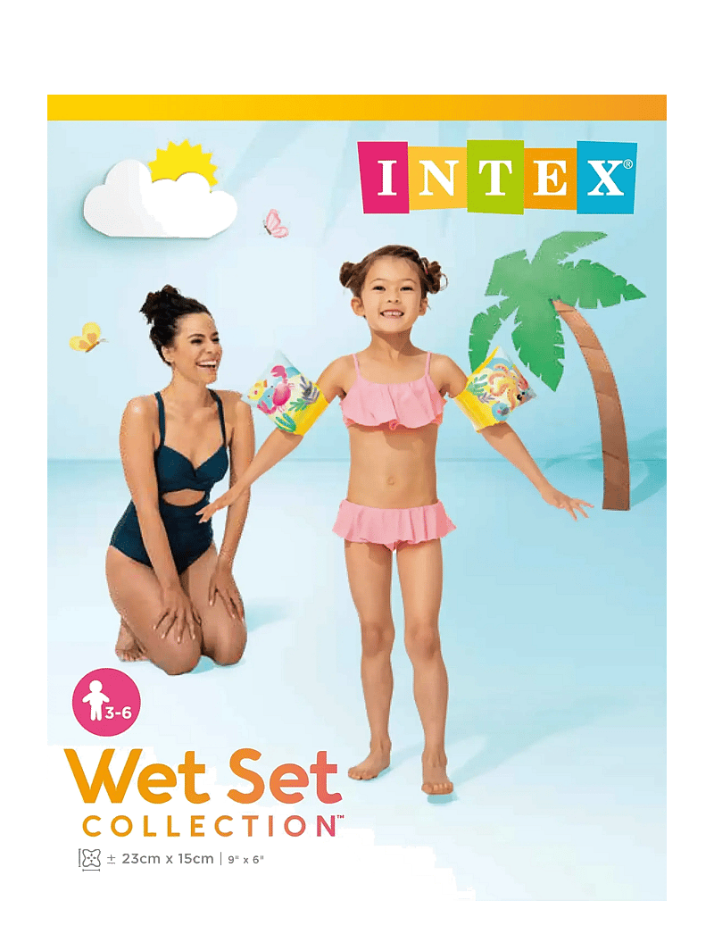 INTEX - Tropical Buddies Arm Bands, Age 3-6, 19-30 kg - sundhringir - yellow - 3