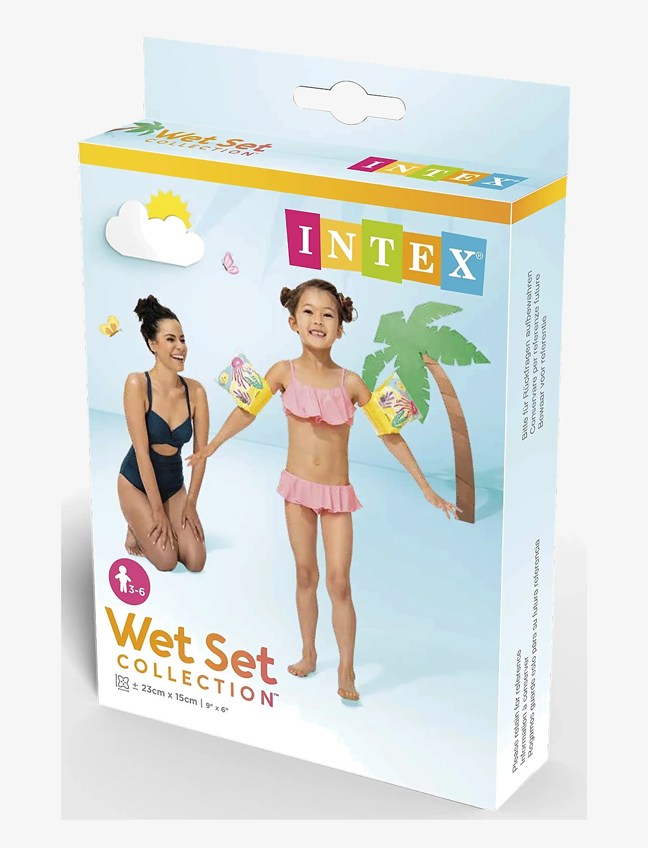 INTEX - Tropical Buddies Arm Bands, Age 3-6, 19-30 kg - svømmeringe - yellow - 4