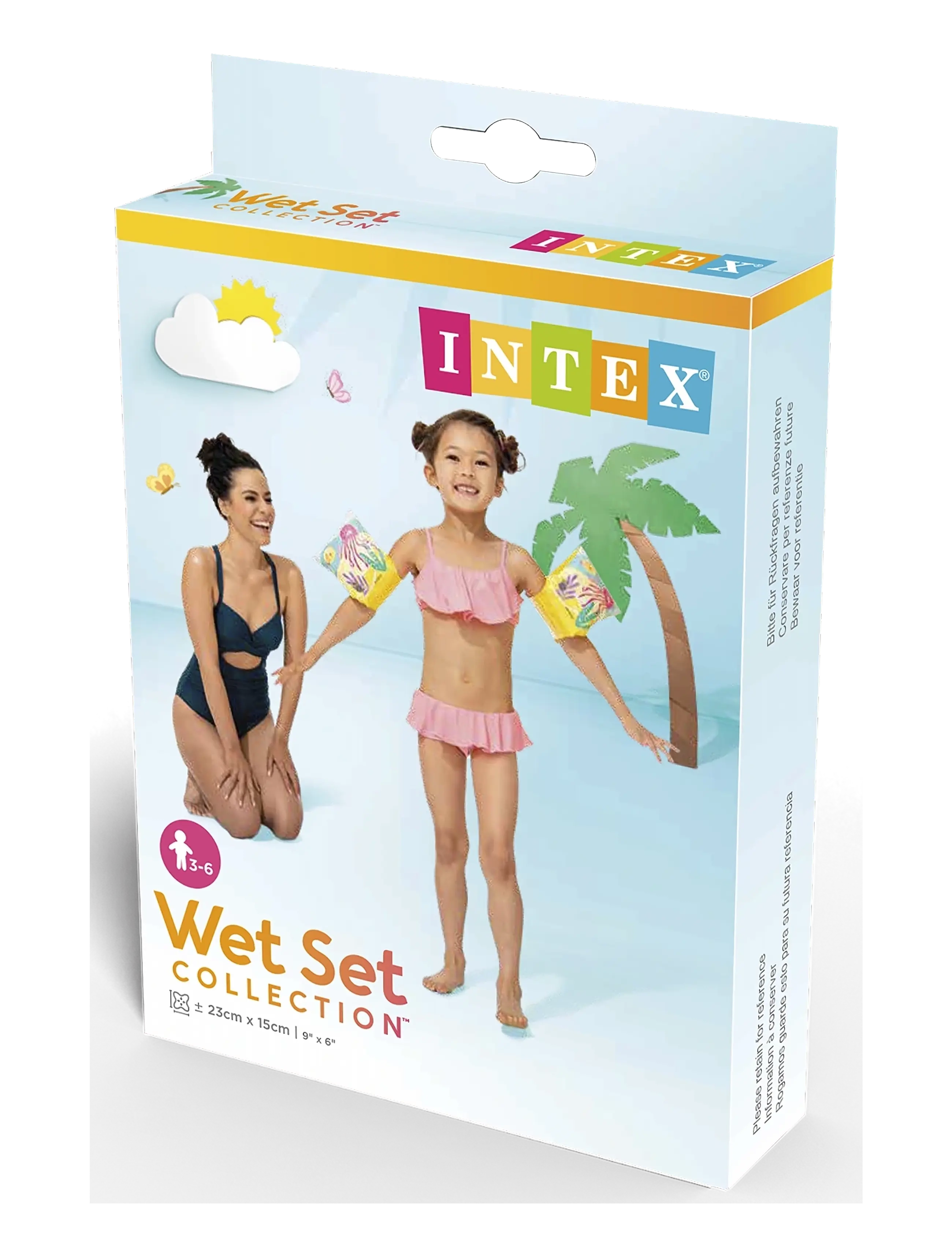 INTEX - Tropical Buddies Arm Bands, Age 3-6, 19-30 kg - simringar - yellow - 4