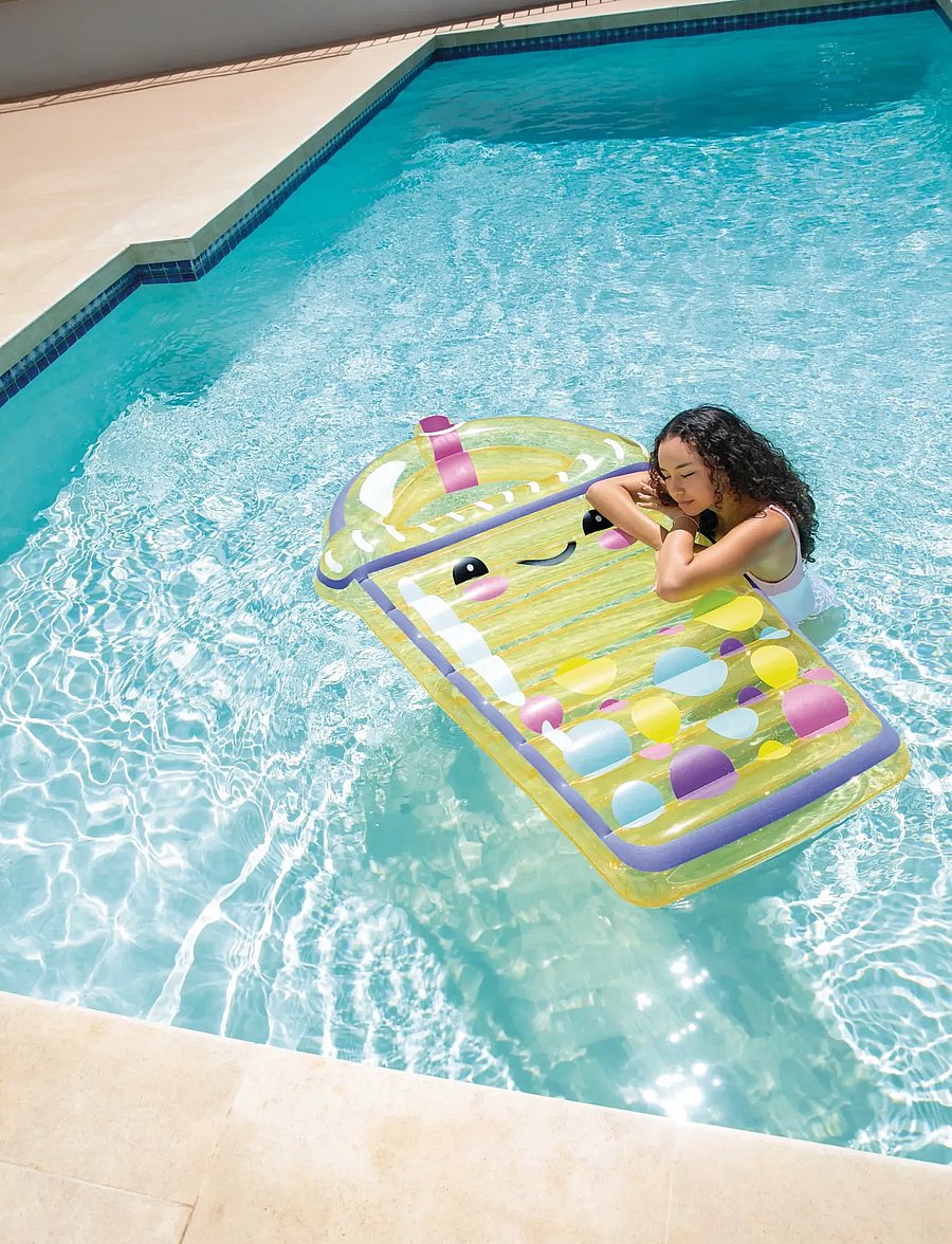 INTEX - Boba Buddy Float, 173x99 cm - baðhringir og baðdýnur - multi coloured - 0