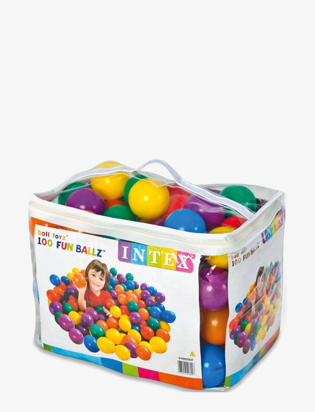 INTEX - INTEX Fun Ballz, 100 Pcs, 8 Cm. - multi coloured - 2