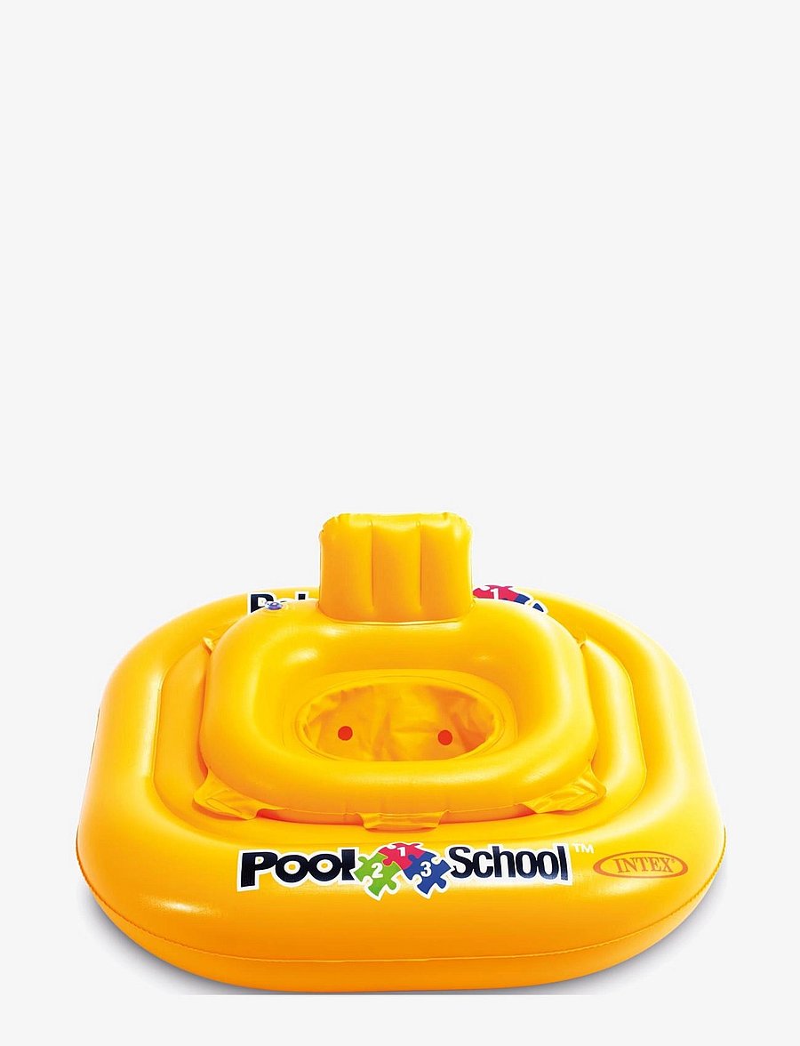 INTEX - INTEX Deluxe Baby Float Pool School Step 1, 79X79 Cm. - badringar & badmadrasser - yellow - 1