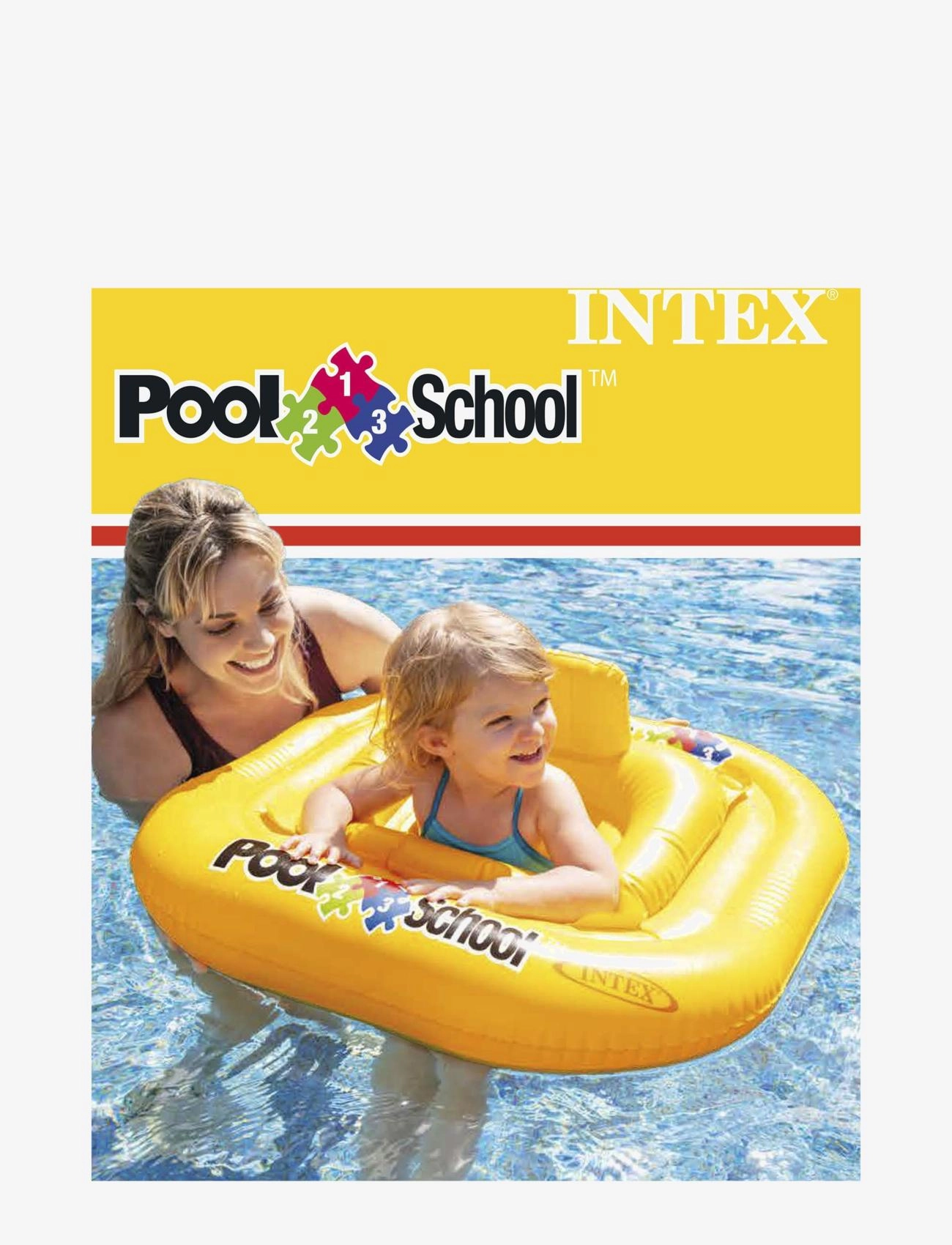 INTEX - INTEX Deluxe Baby Float Pool School Step 1, 79X79 Cm. - yellow - 3