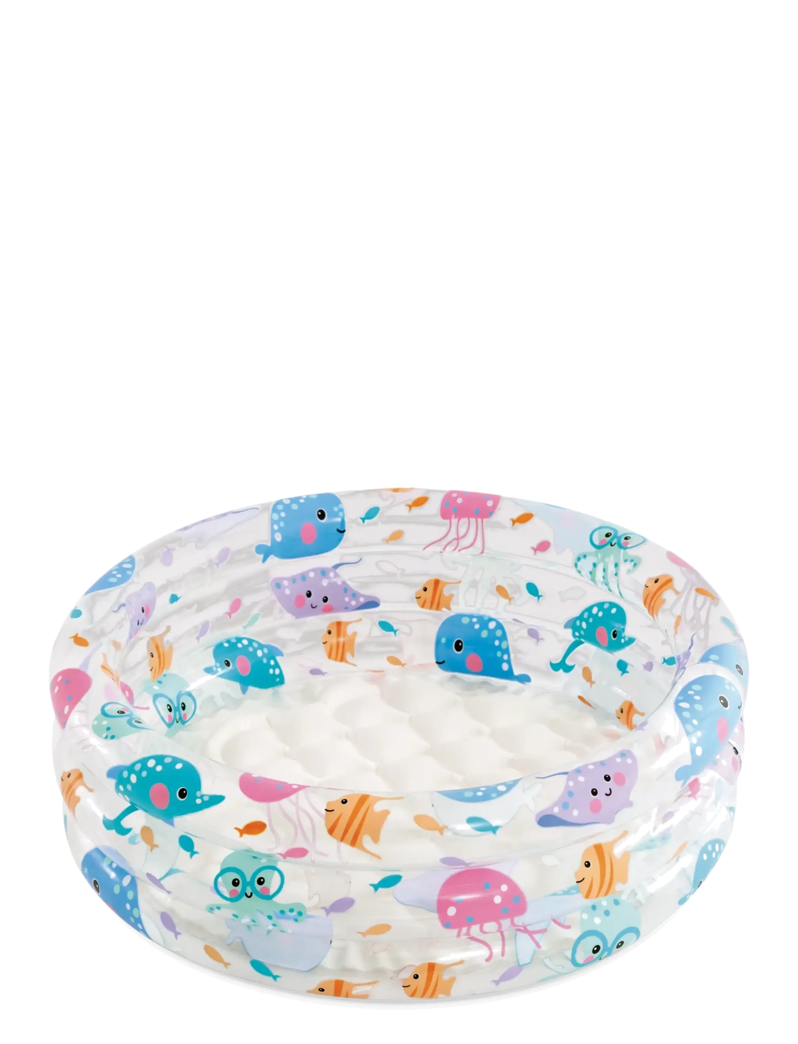INTEX INTEX 3-Ring Baby Pool, 28L, 61X22 Cm. - Badelegetøj & Vandlegetøj - MULTICOLOR / multi