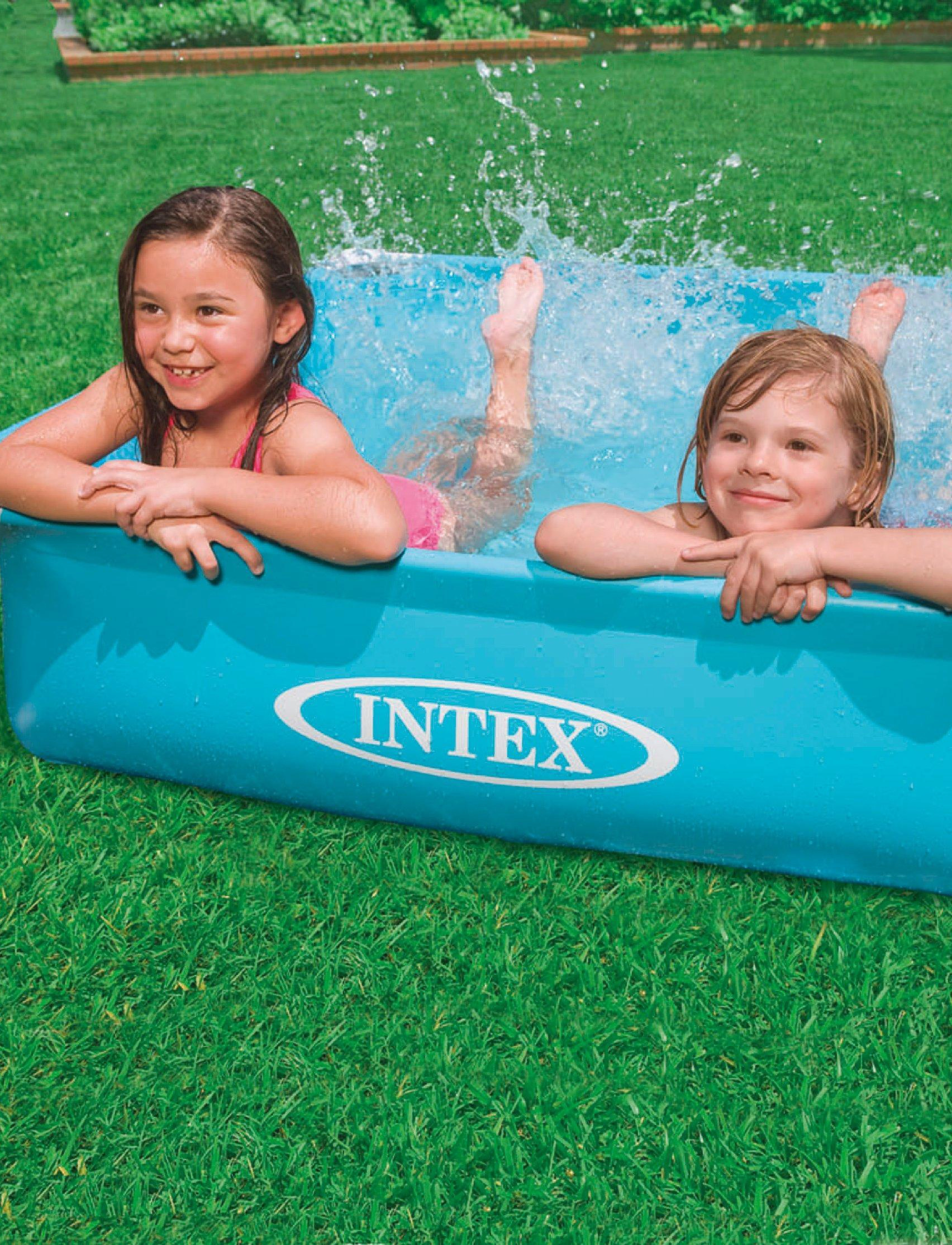 INTEX - INTEX Mini Frame Pools, 342L, 122X122X30 Cm. - blue - 2