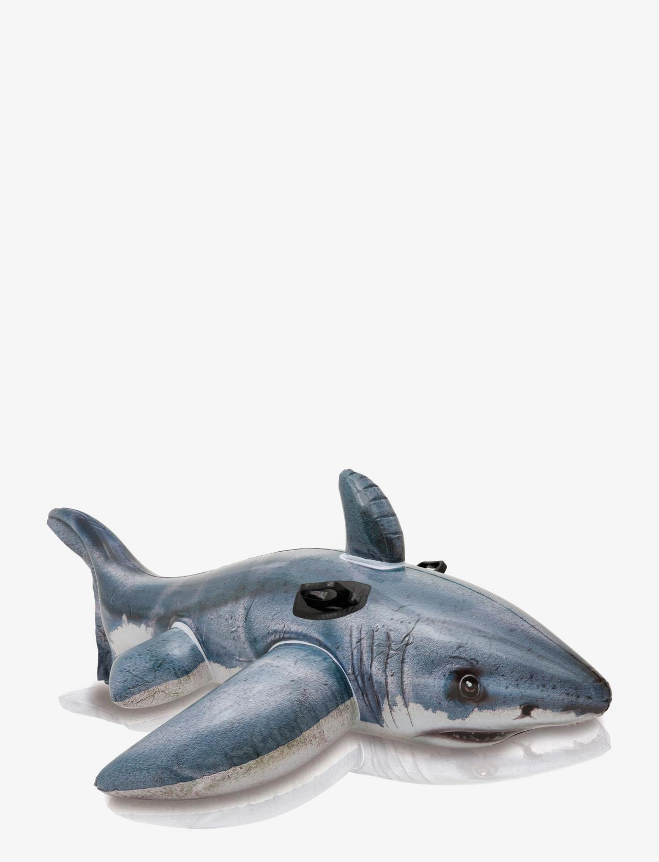 INTEX Great White Shark Ride-On, Børn, Bath Rings & Bath Mattresses, Multi/mønstret, Str: ONE SIZE