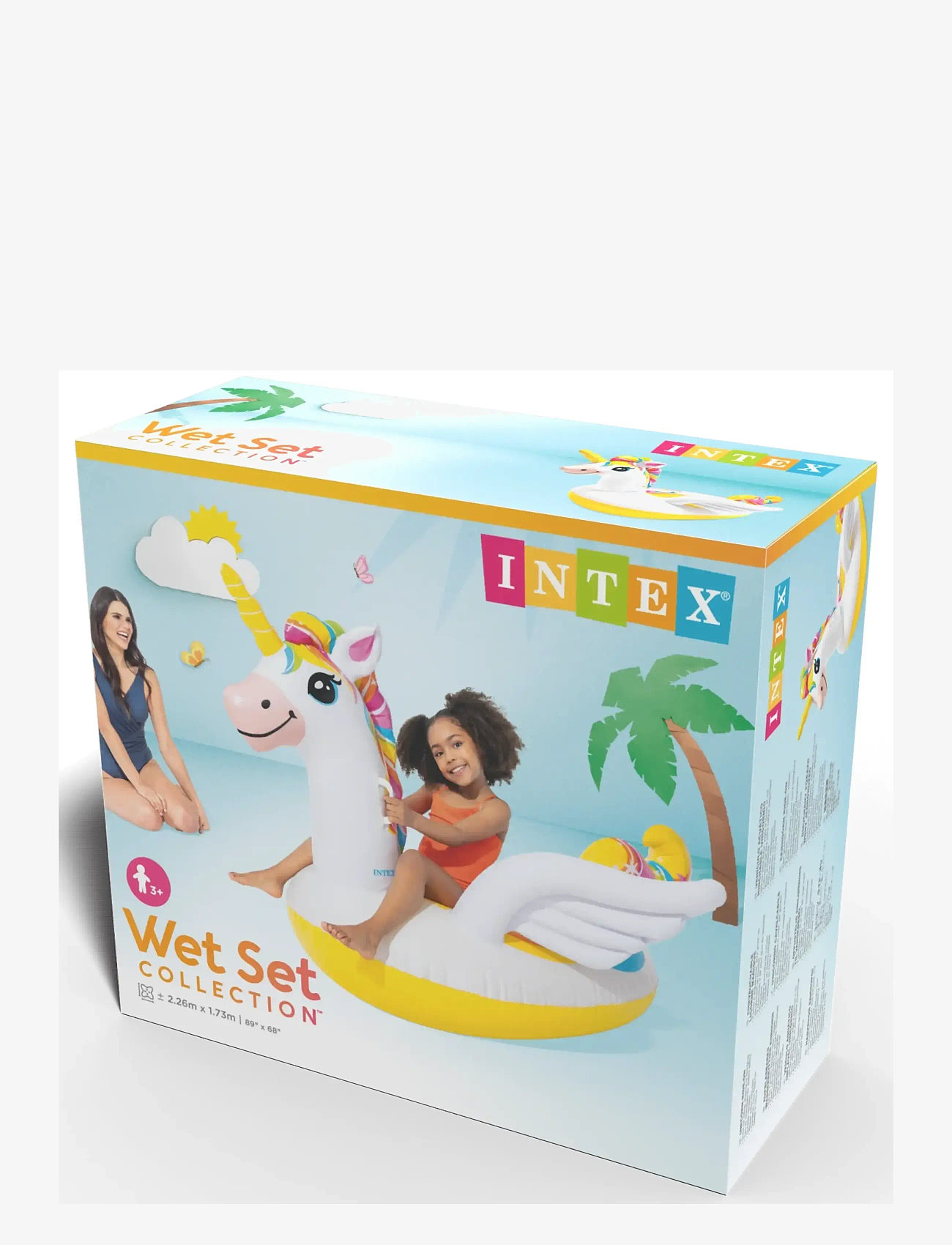 INTEX - INTEX Unicorn Ride-on - baderinge og bademadrasser - multi coloured - 4