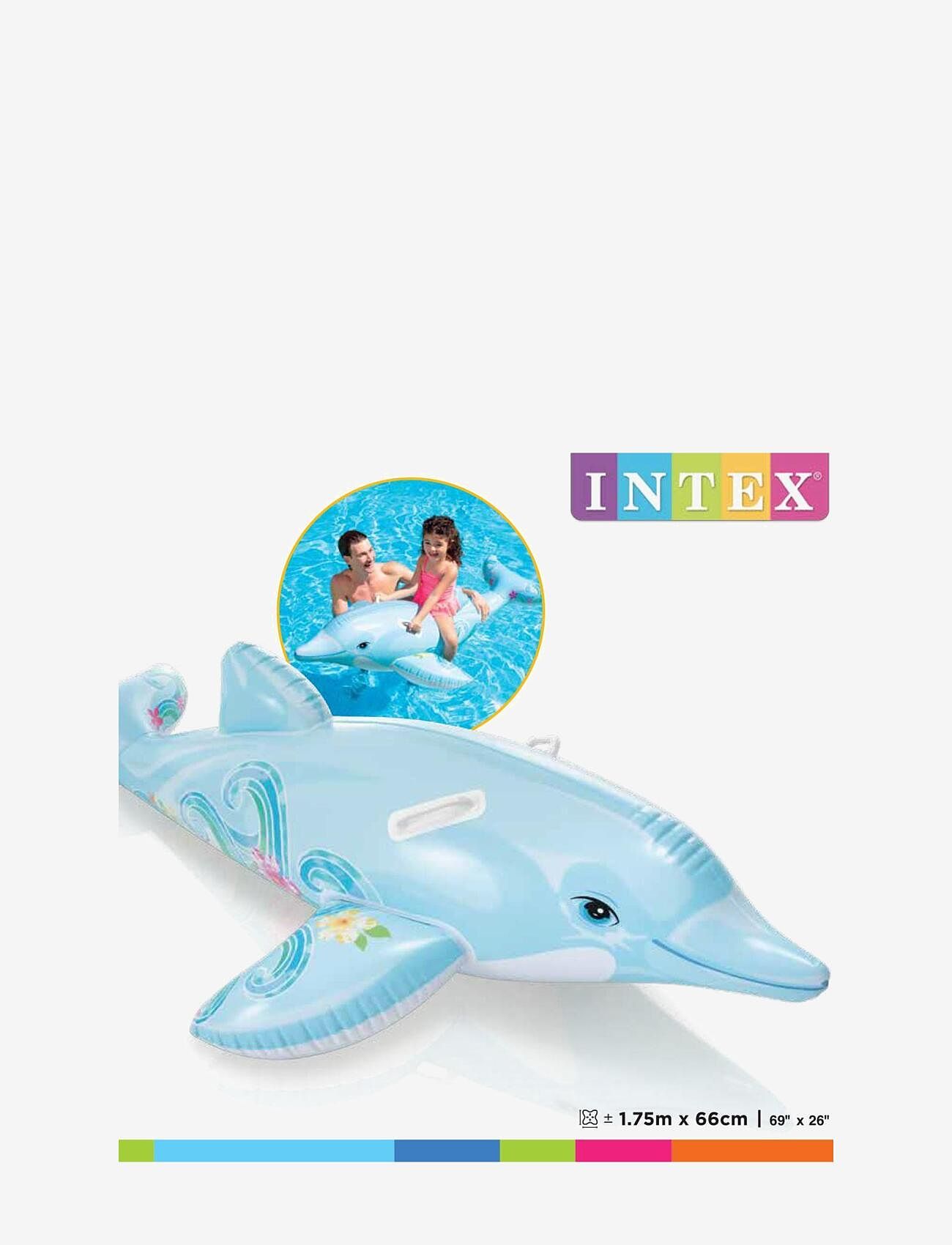 INTEX - INTEX Lil' Dolphin Ride-On - baderinge og bademadrasser - multi coloured - 3