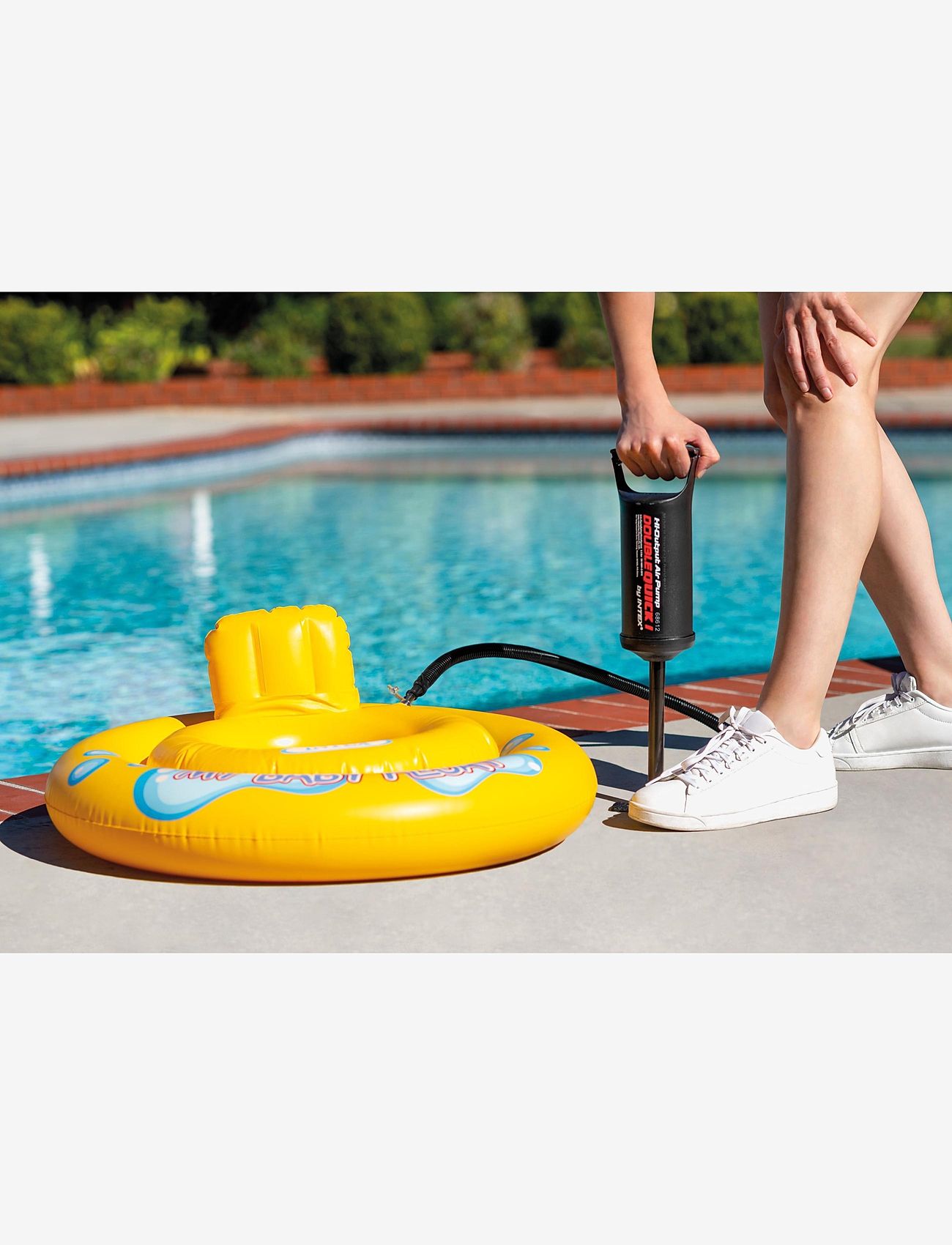 INTEX - INTEX Double Quick I Hand Pump - multi coloured - 1