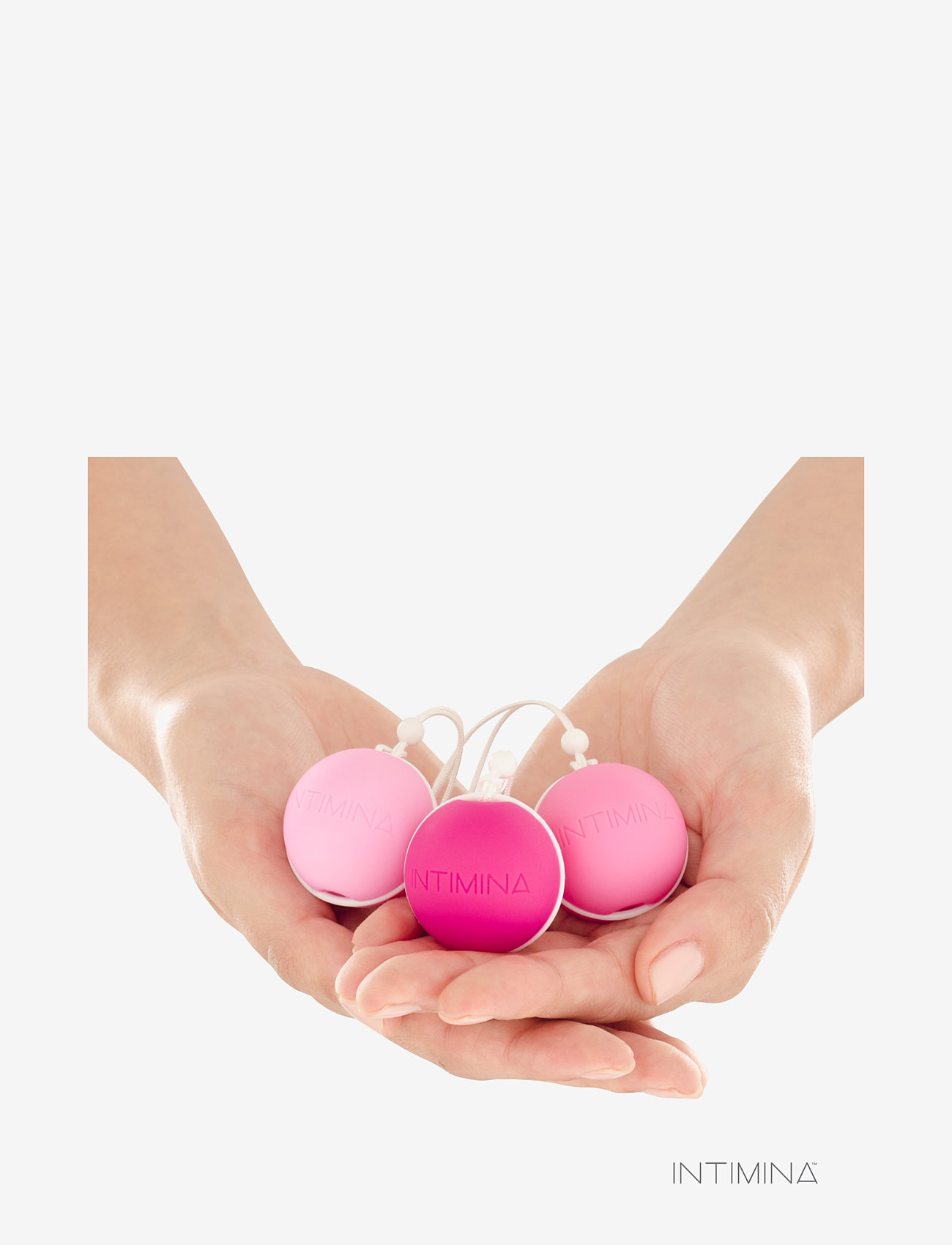 INTIMINA - Laselle Kegel Routine - geishakulor & knipkulor - pink - 2