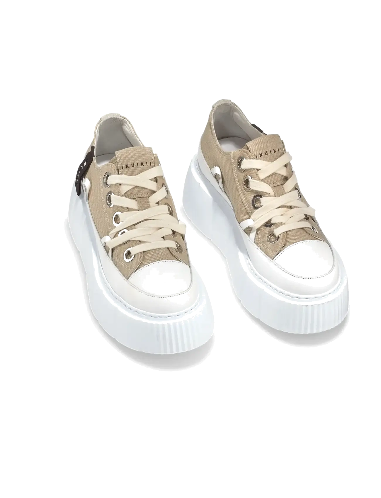 INUIKII Matilda Canvas Low Beige - 40 - Damen