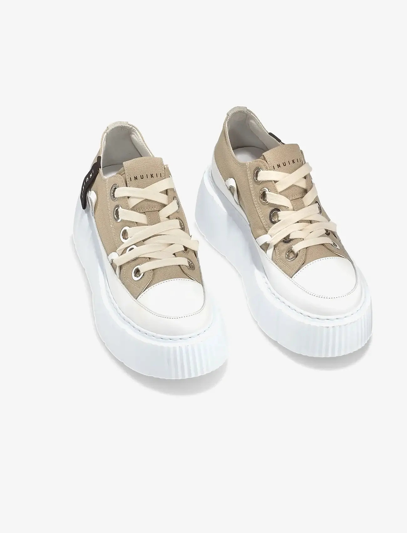 Inuikii - MATILDA CANVAS LOW - chunky sneakers - grey - 1